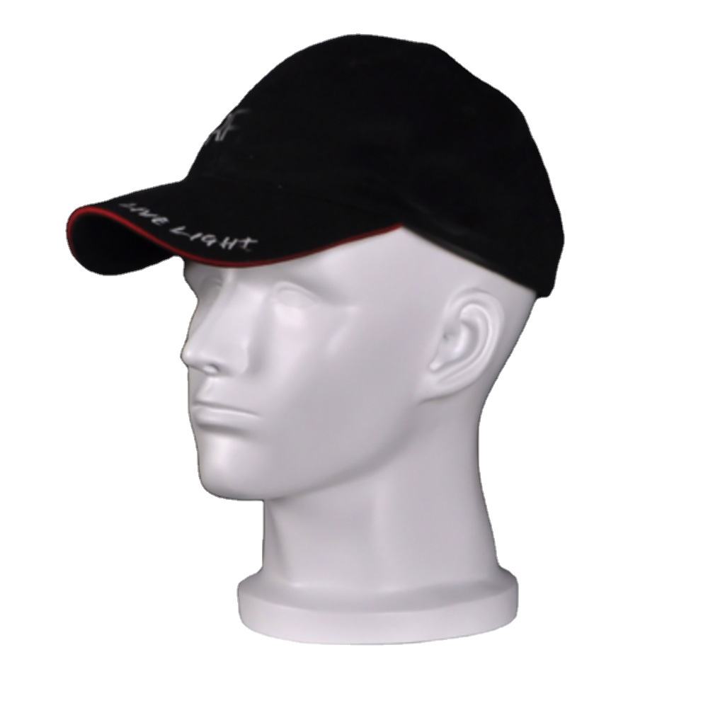 Cheap Custom Fiberglass Display Male Realistic Mannequin Heads For Cap