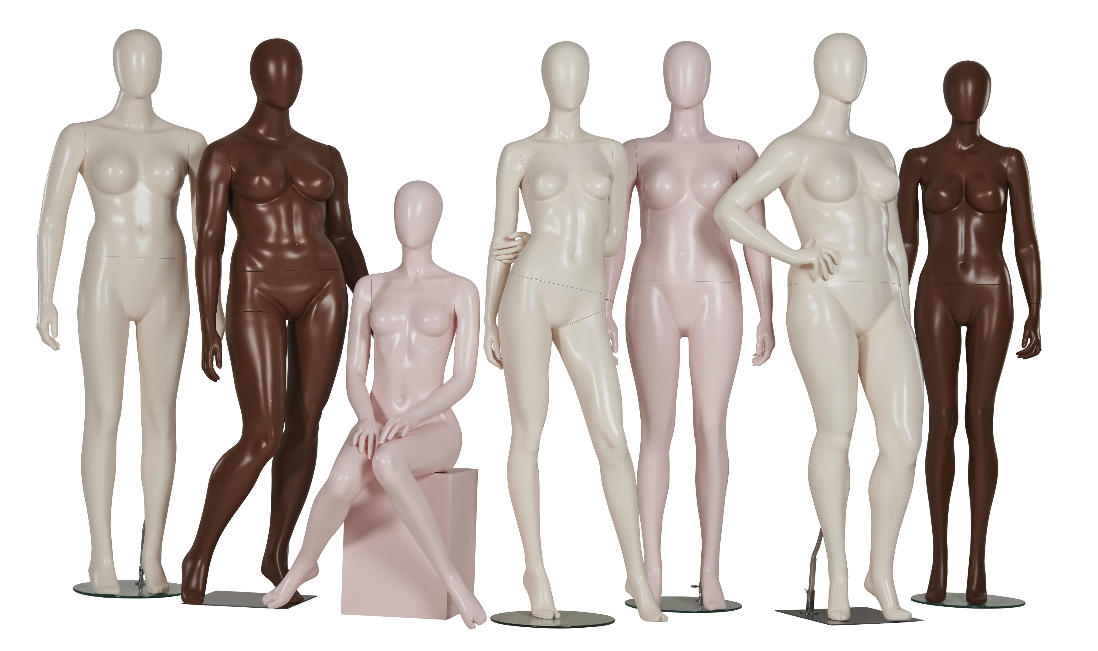 Higt quantity female fashion mannequins