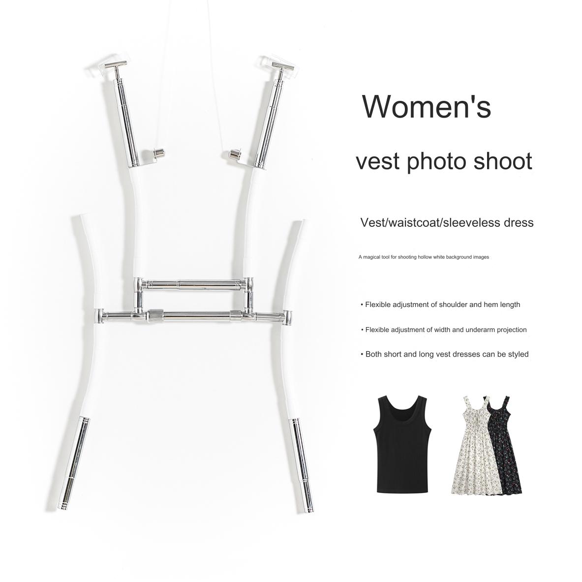 Sleeveless dress hanging hanger