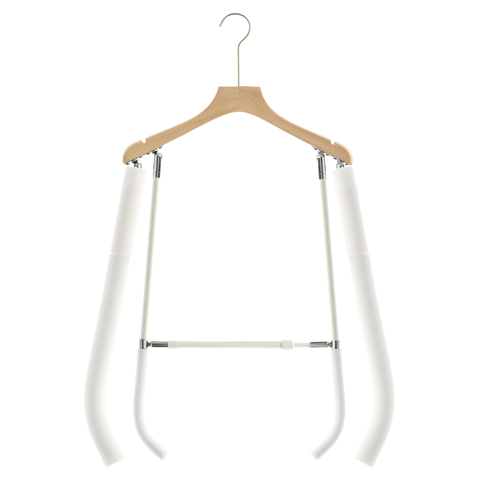 Metal Body Shape Clothing Display Hangers with Adjustable racks Dress Form