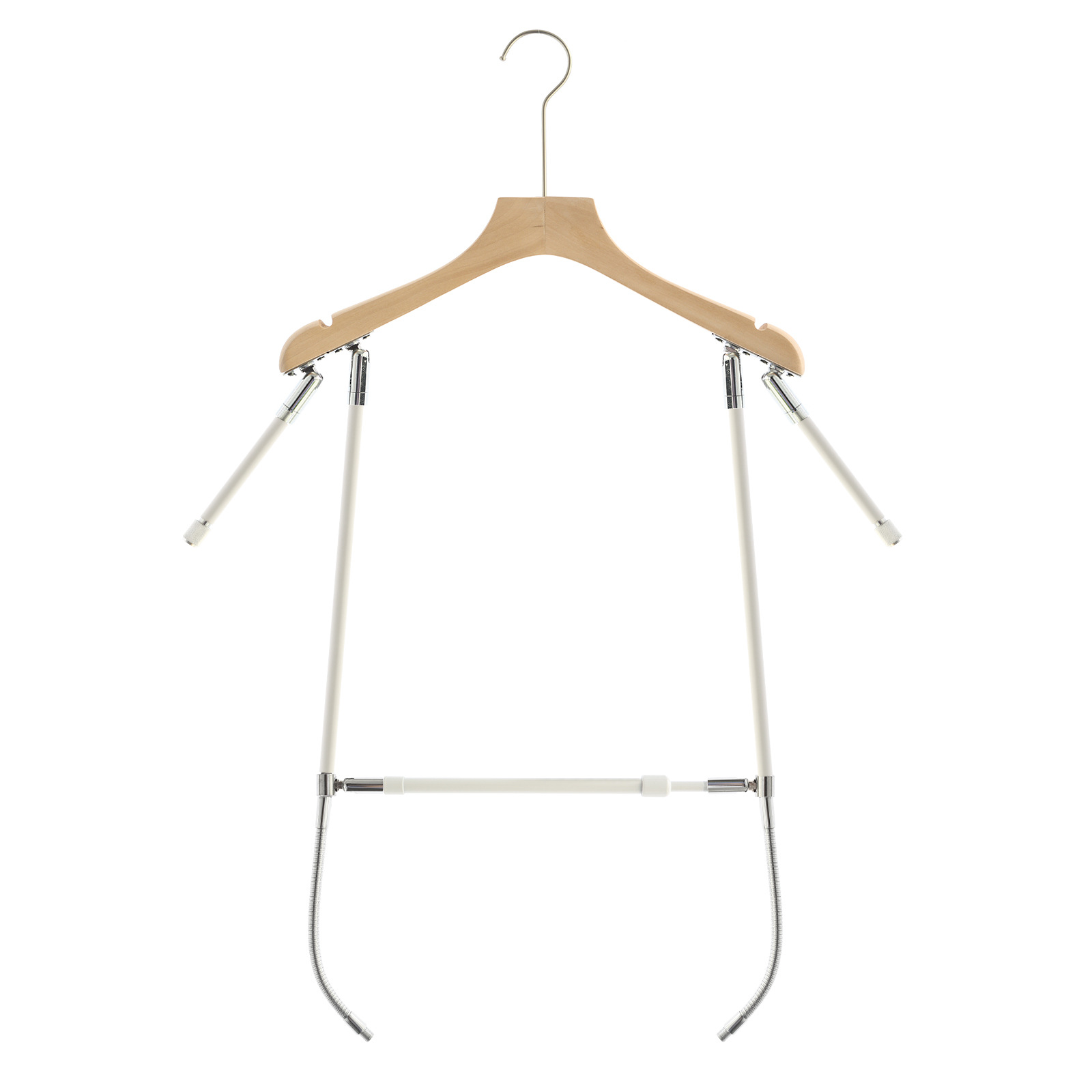 Metal Body Shape Clothing Display Hangers with Adjustable racks Dress Form