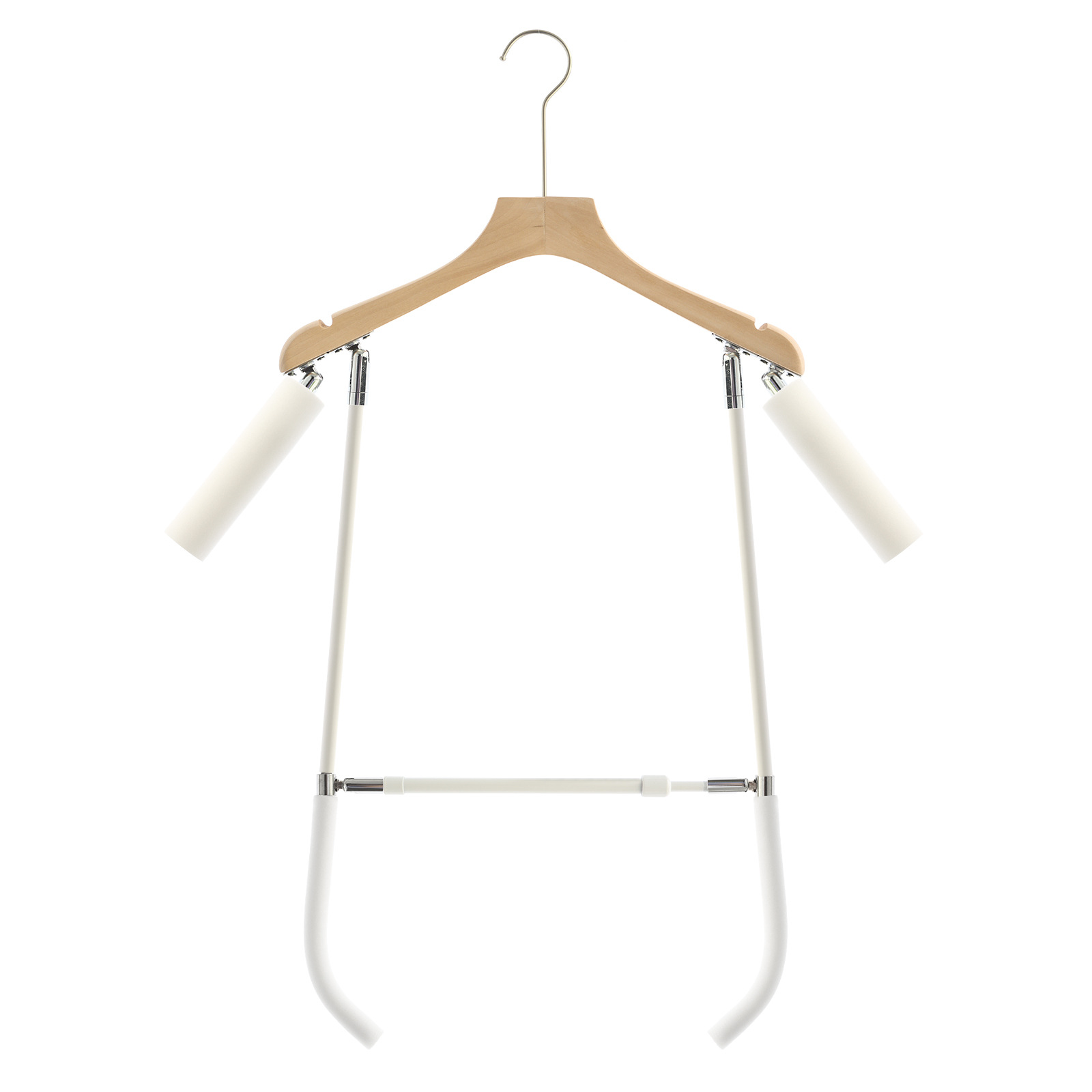Metal Body Shape Clothing Display Hangers with Adjustable racks Dress Form