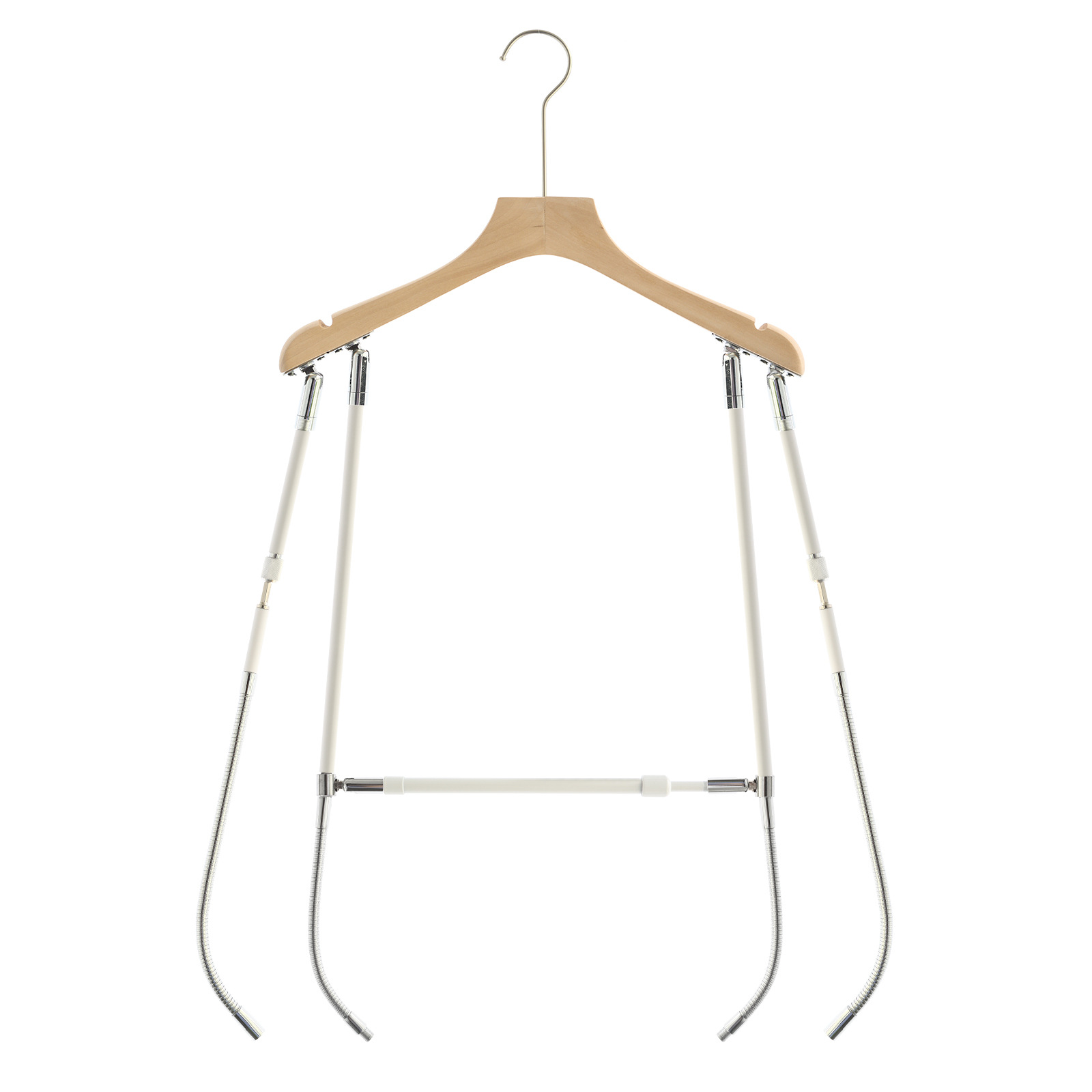 Metal Body Shape Clothing Display Hangers with Adjustable racks Dress Form