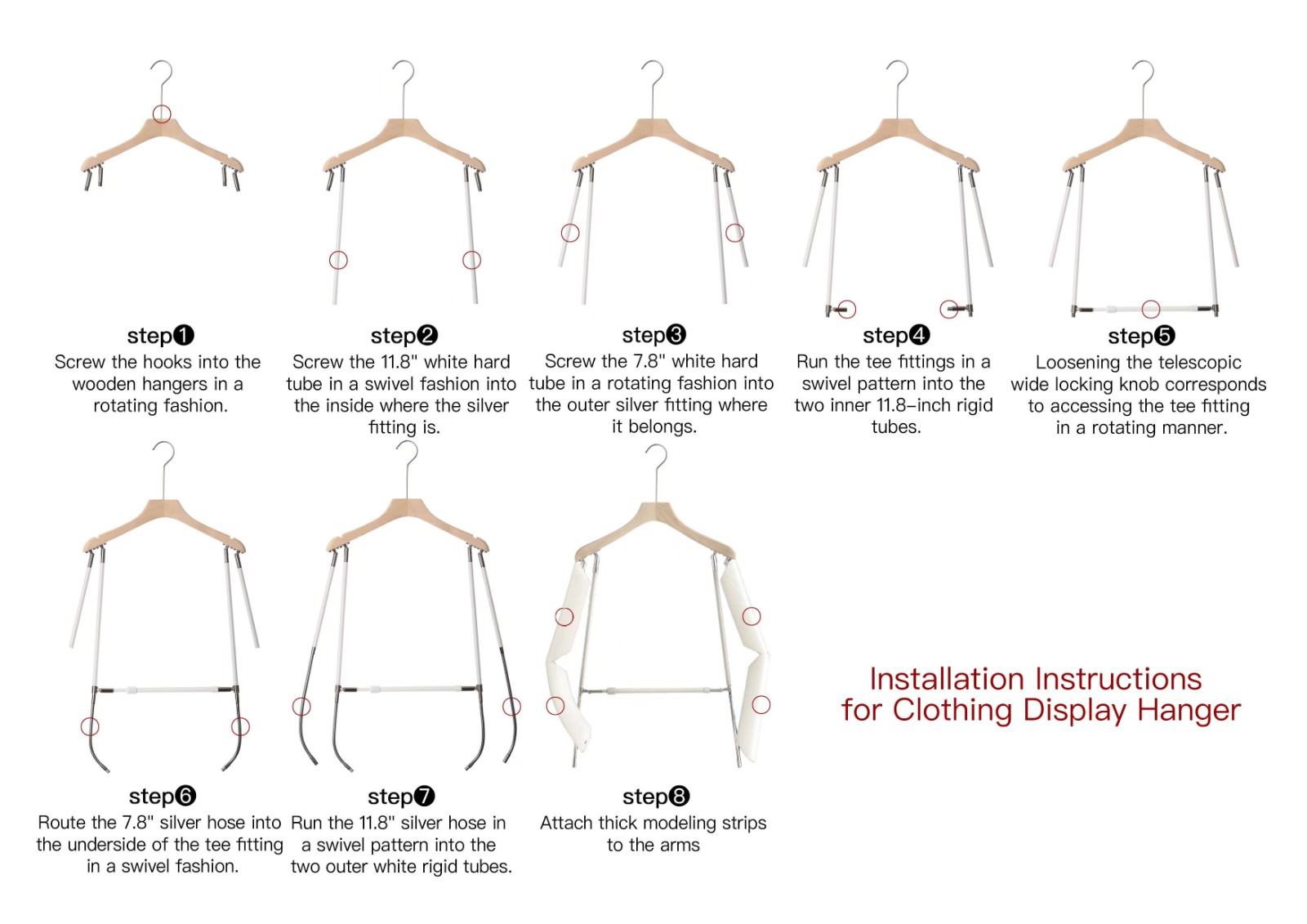 Clothing Display Hangers