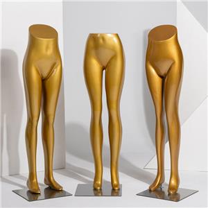 Jambes de mannequin d'affichage de magasin de corps inférieur en fibre de verre