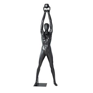 Ženski model za dvigovanje kettleballa