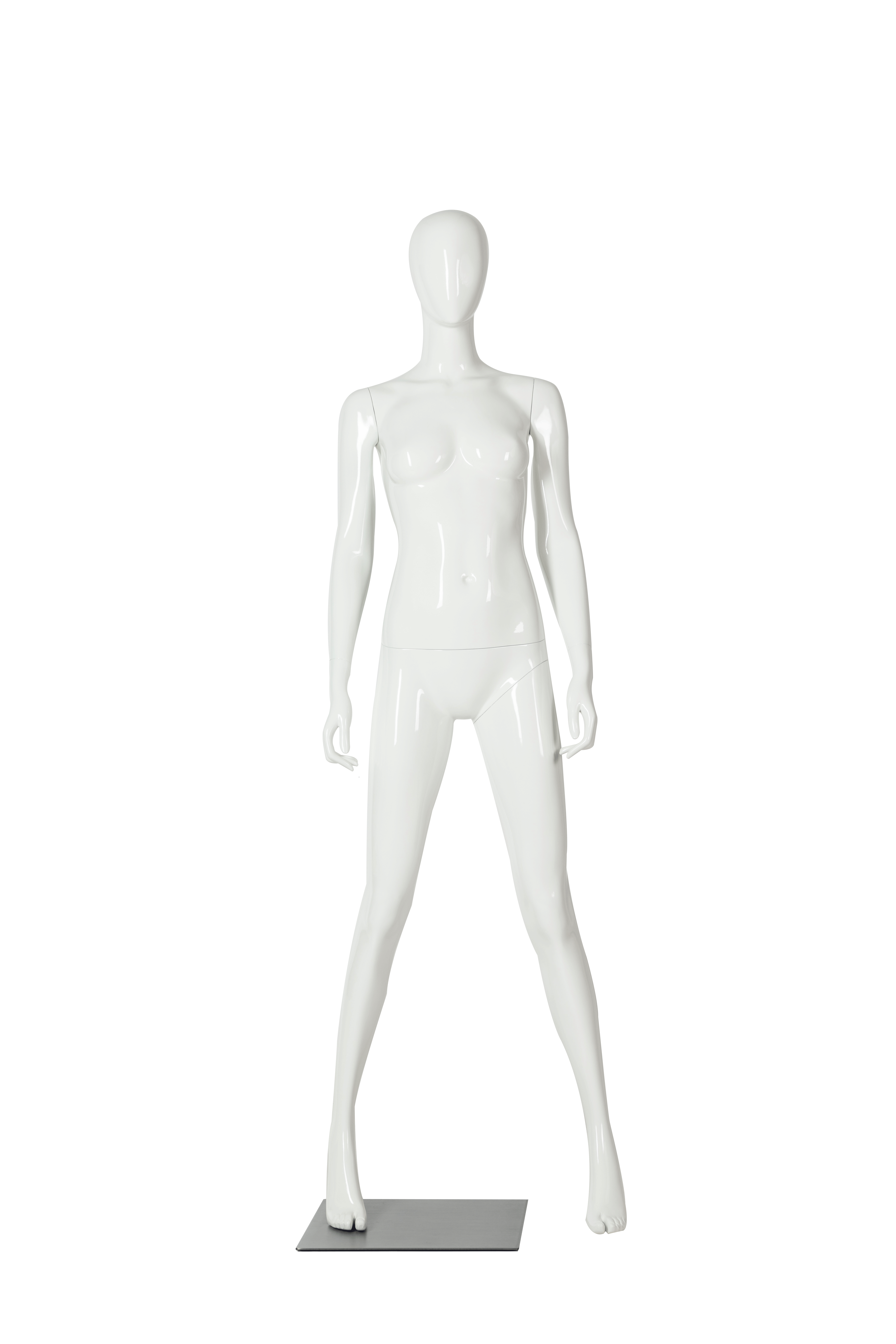 Mannequin femme blanche debout