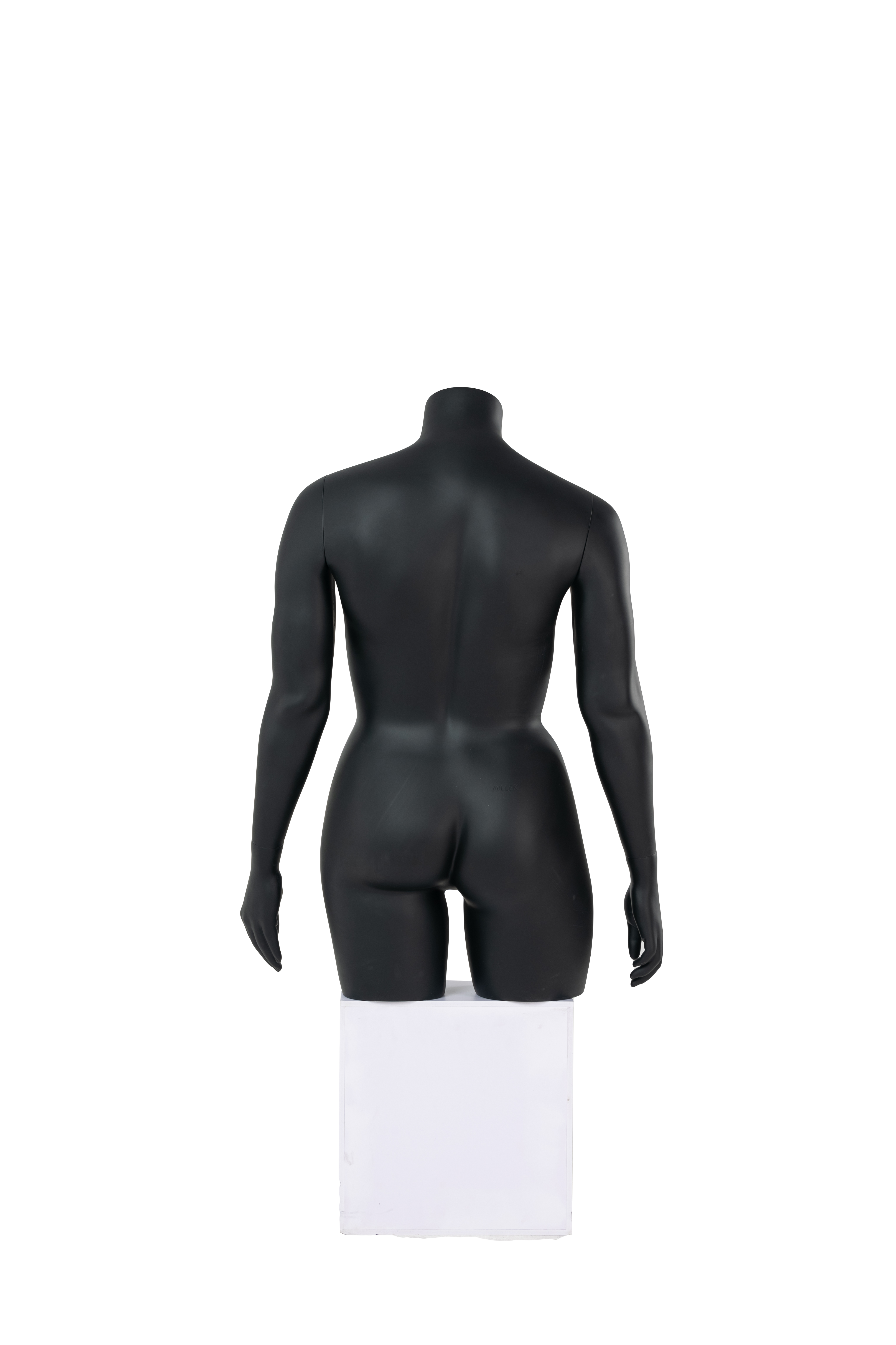Plus Size Female Half Body Mannequin with Relaxed Arms