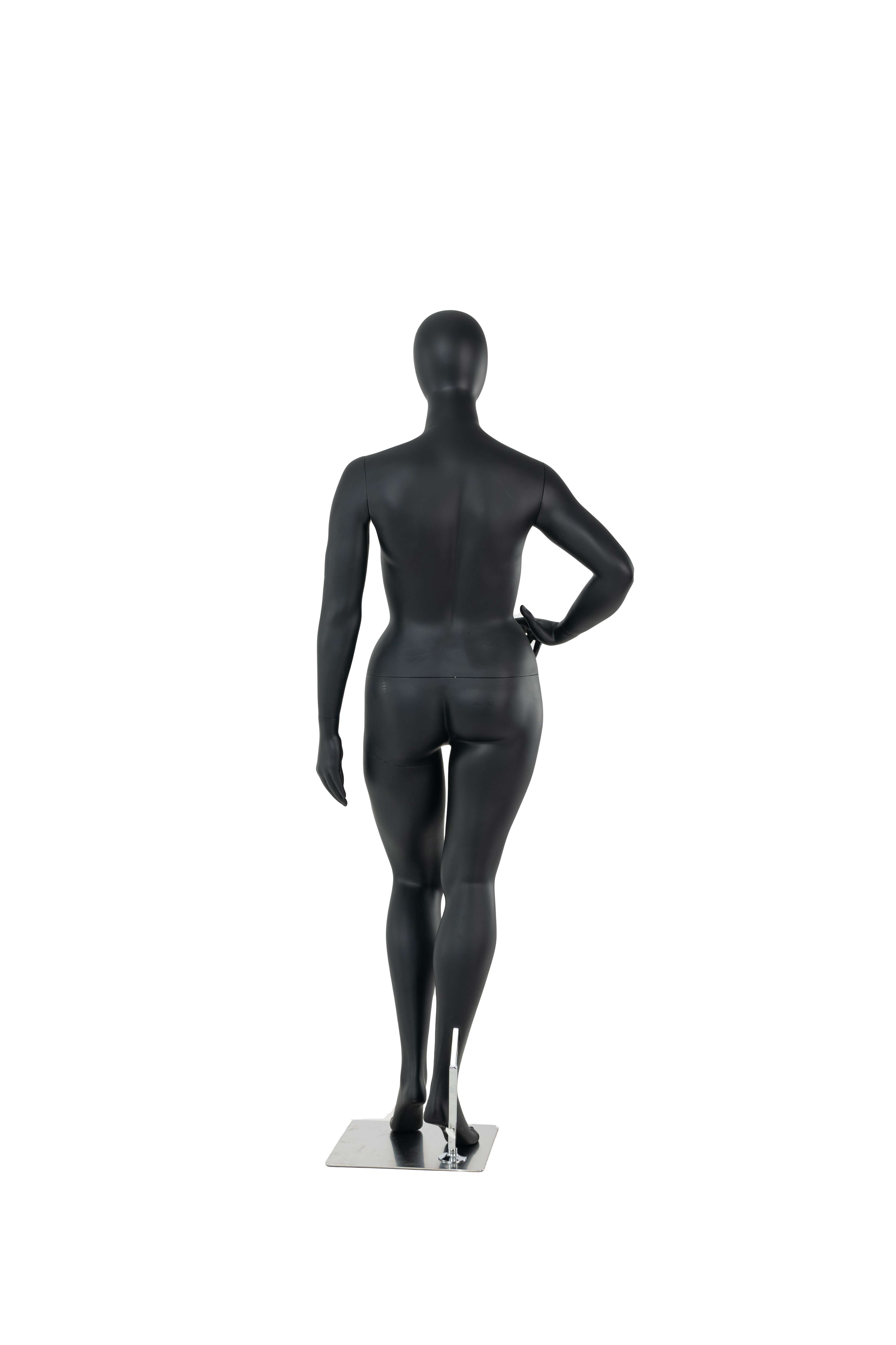 Plus Size Full Body Female Mannequin with One Hand on Hip