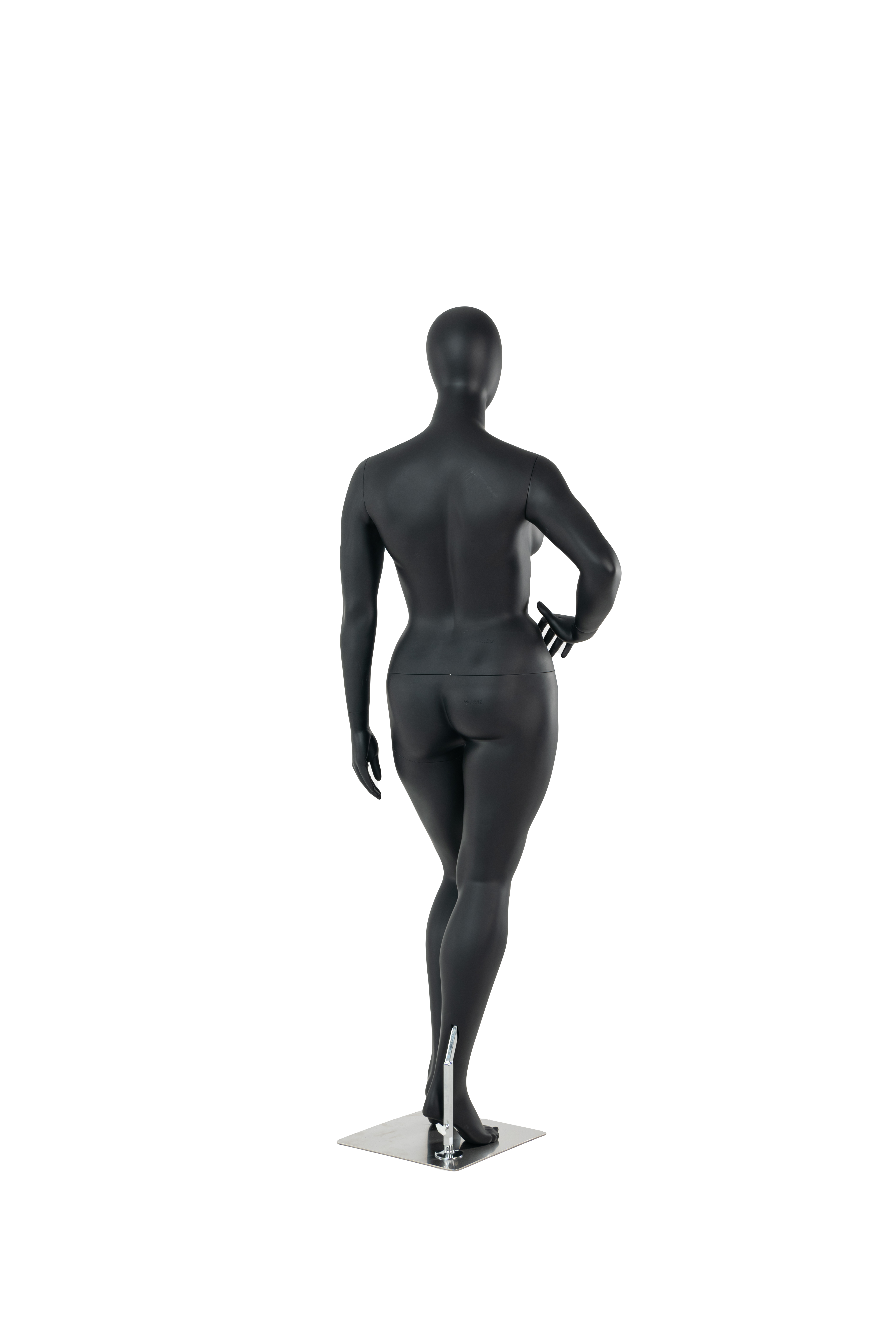 Plus Size Full Body Female Mannequin with One Hand on Hip