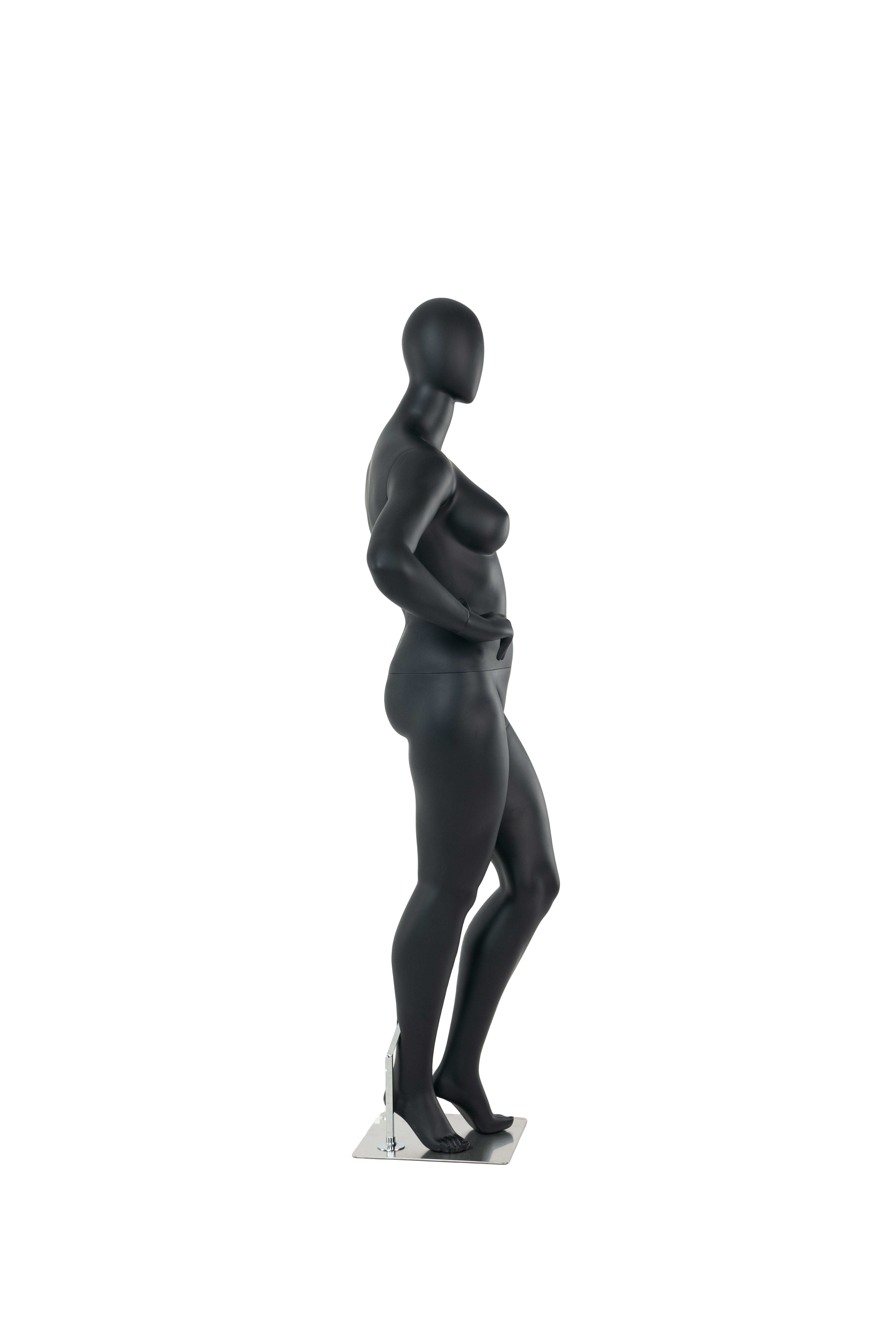Plus Size Full Body Female Mannequin with One Hand on Hip