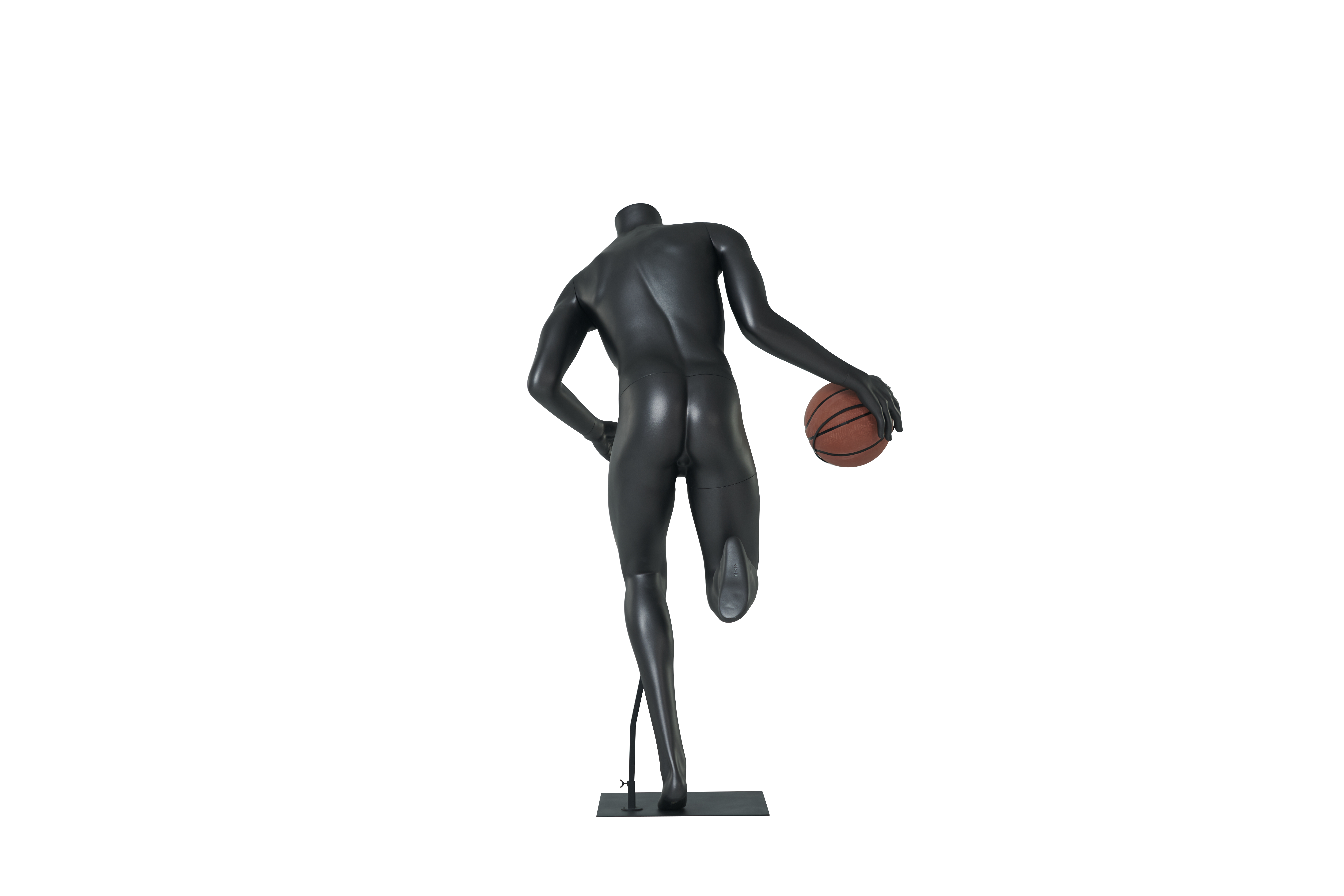 Male Basketball Dribbling Mannequins