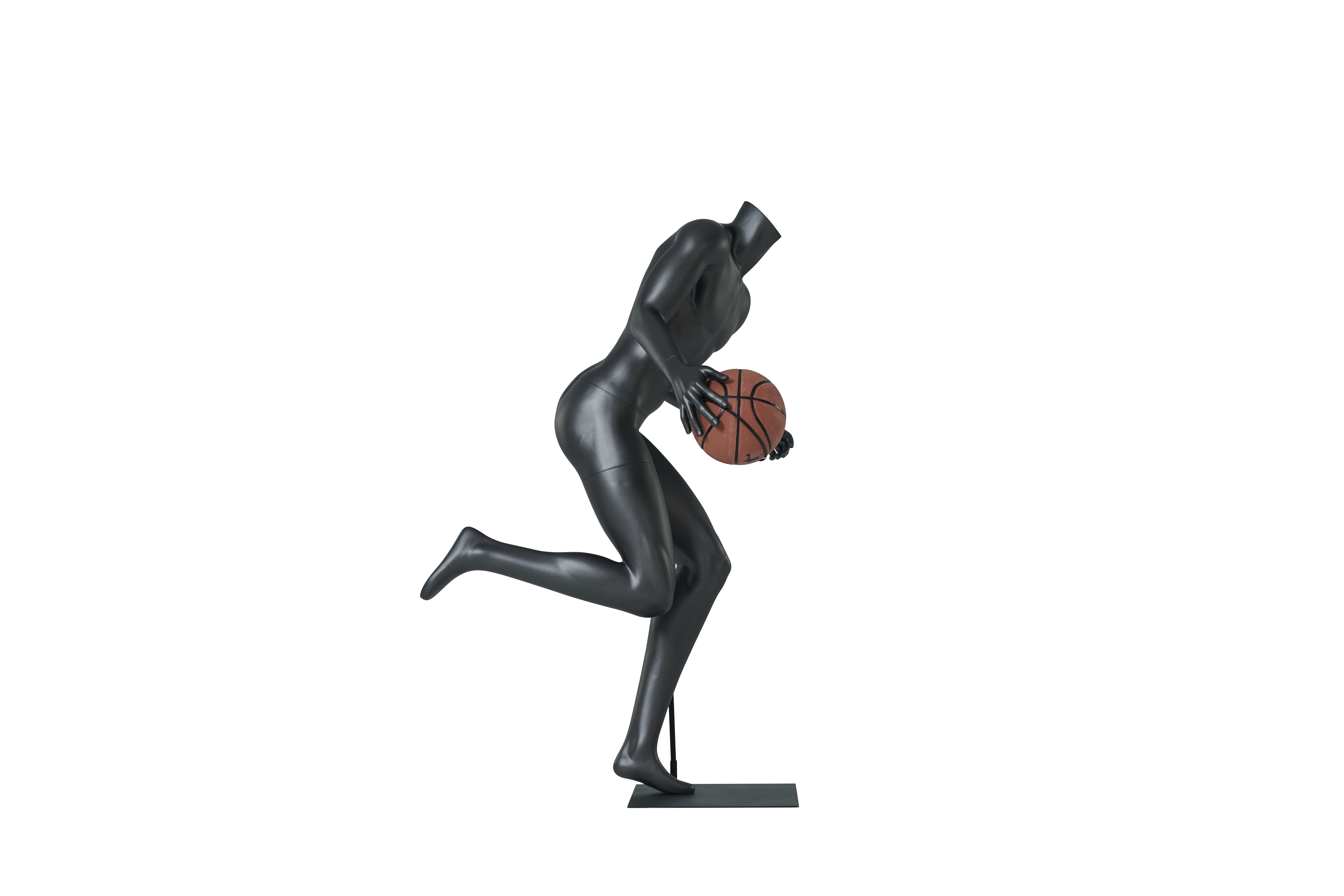 Male Basketball Dribbling Mannequins