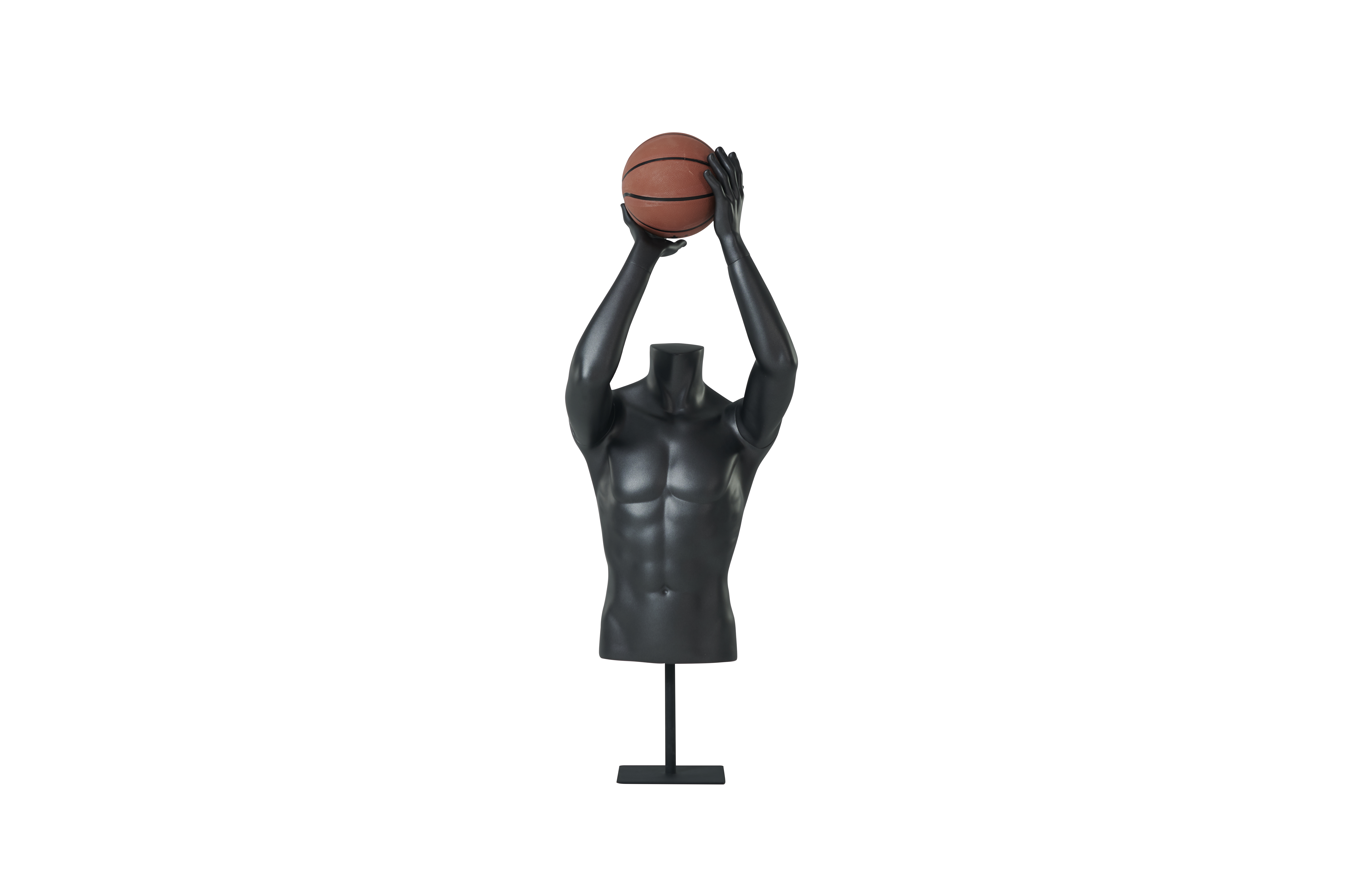 Male Half-Body Basketball Shooting Mannequin
