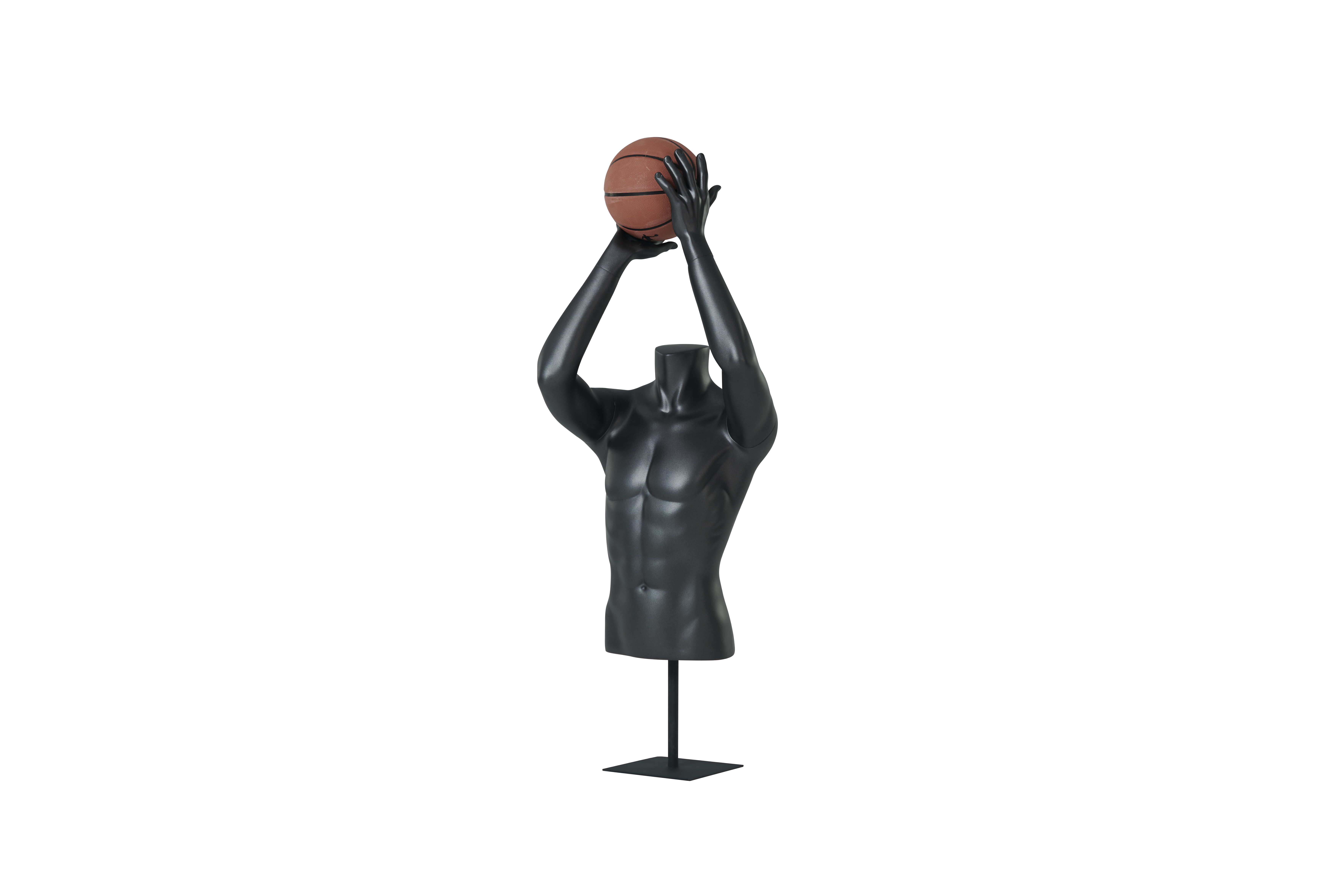 Male Half-Body Basketball Shooting Mannequin