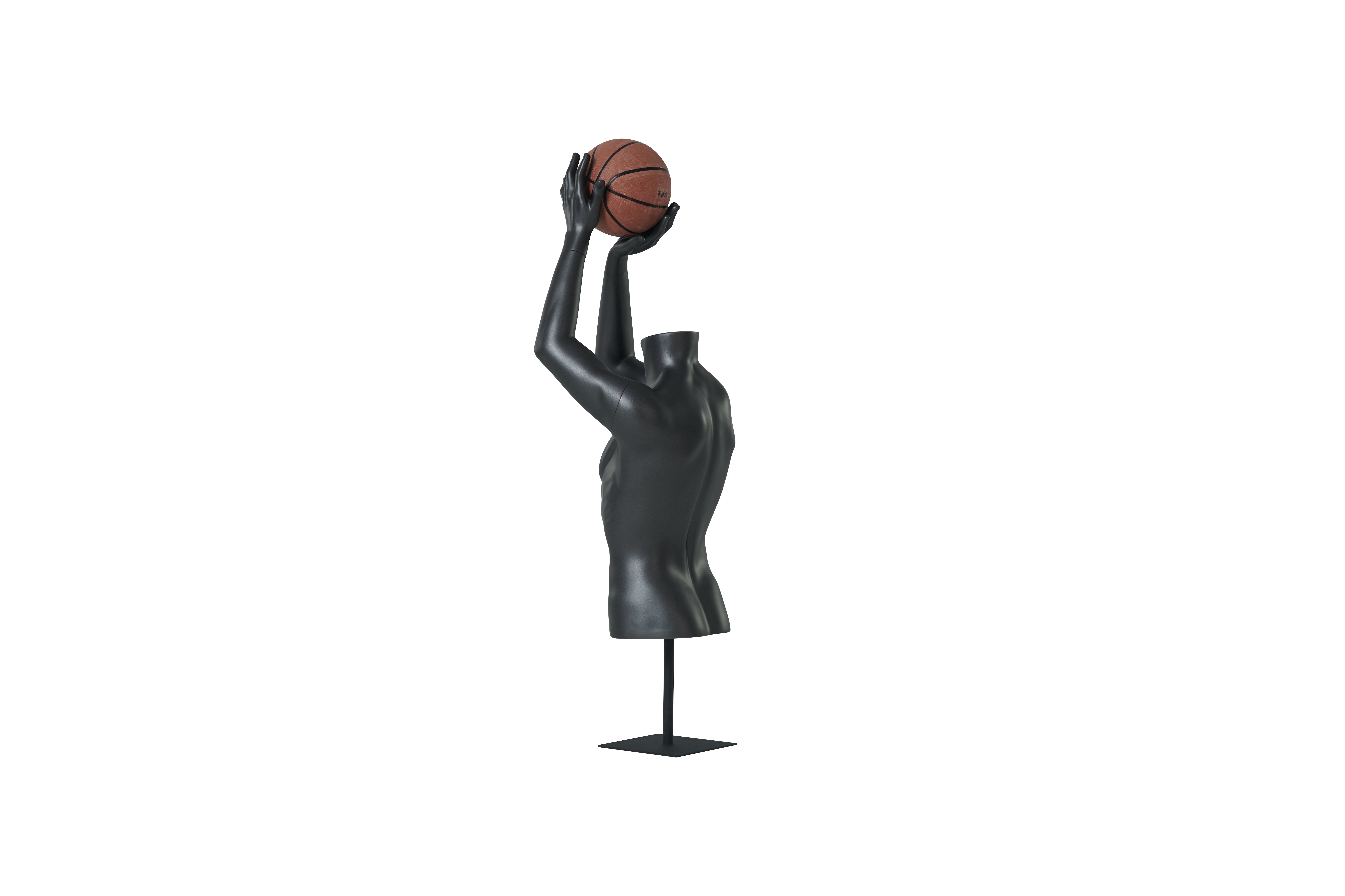 Male Half-Body Basketball Shooting Mannequin