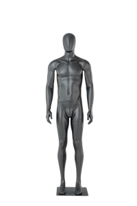 Full-Body Male Mannequin in Relaxed Standing Pose