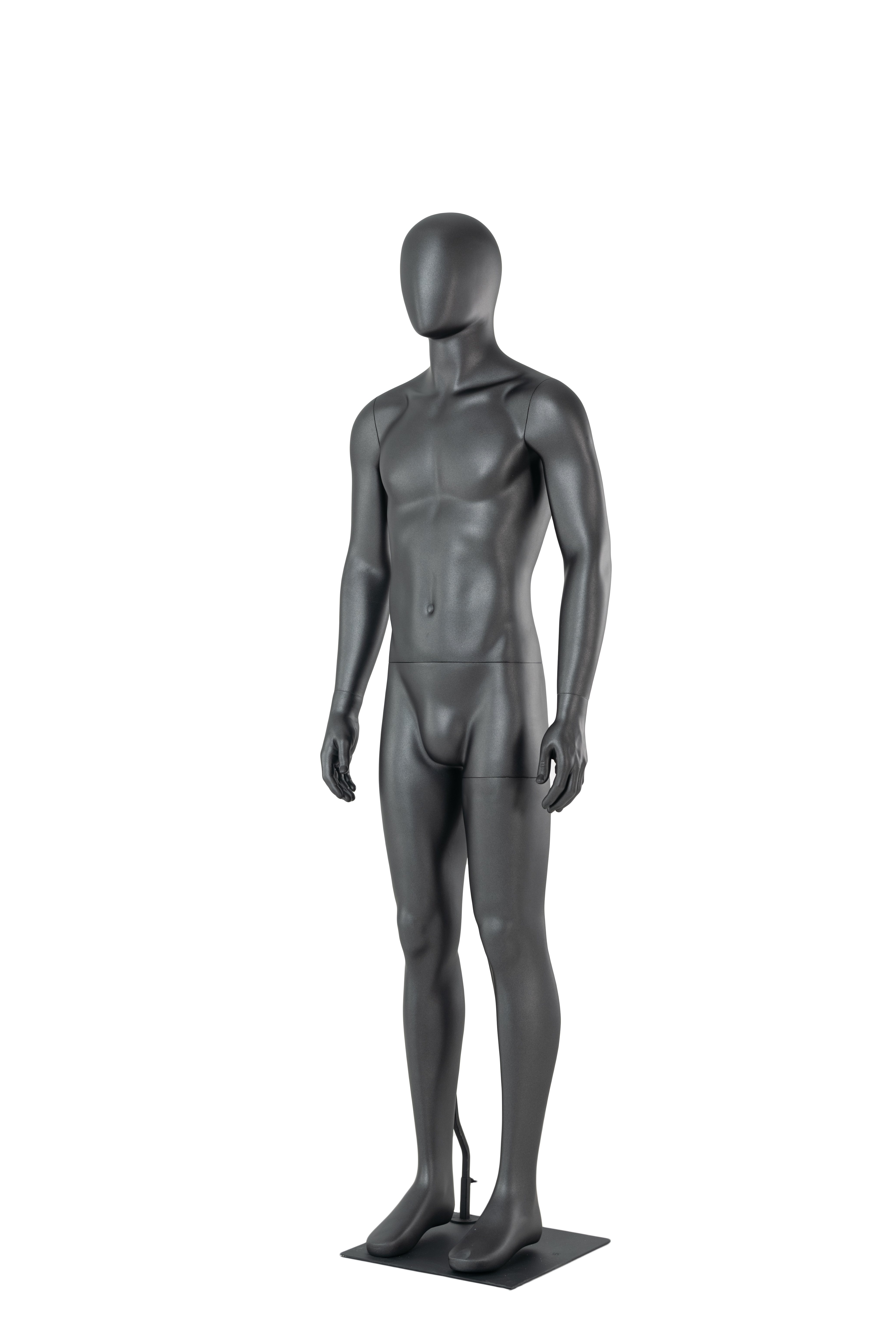 Full-Body Male Mannequin in Relaxed Standing Pose
