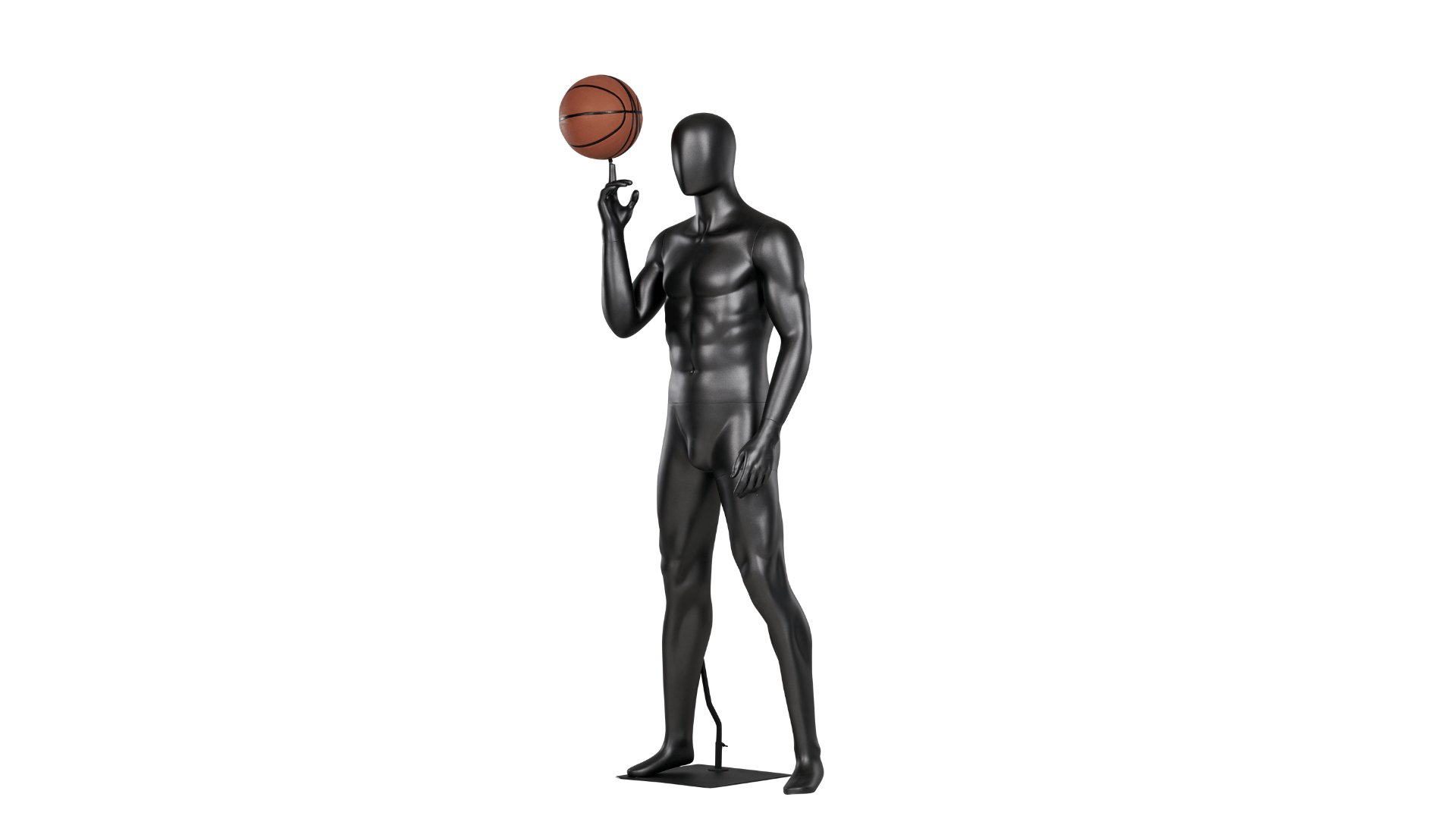 Male Basketball Spinning Pose Mannequin