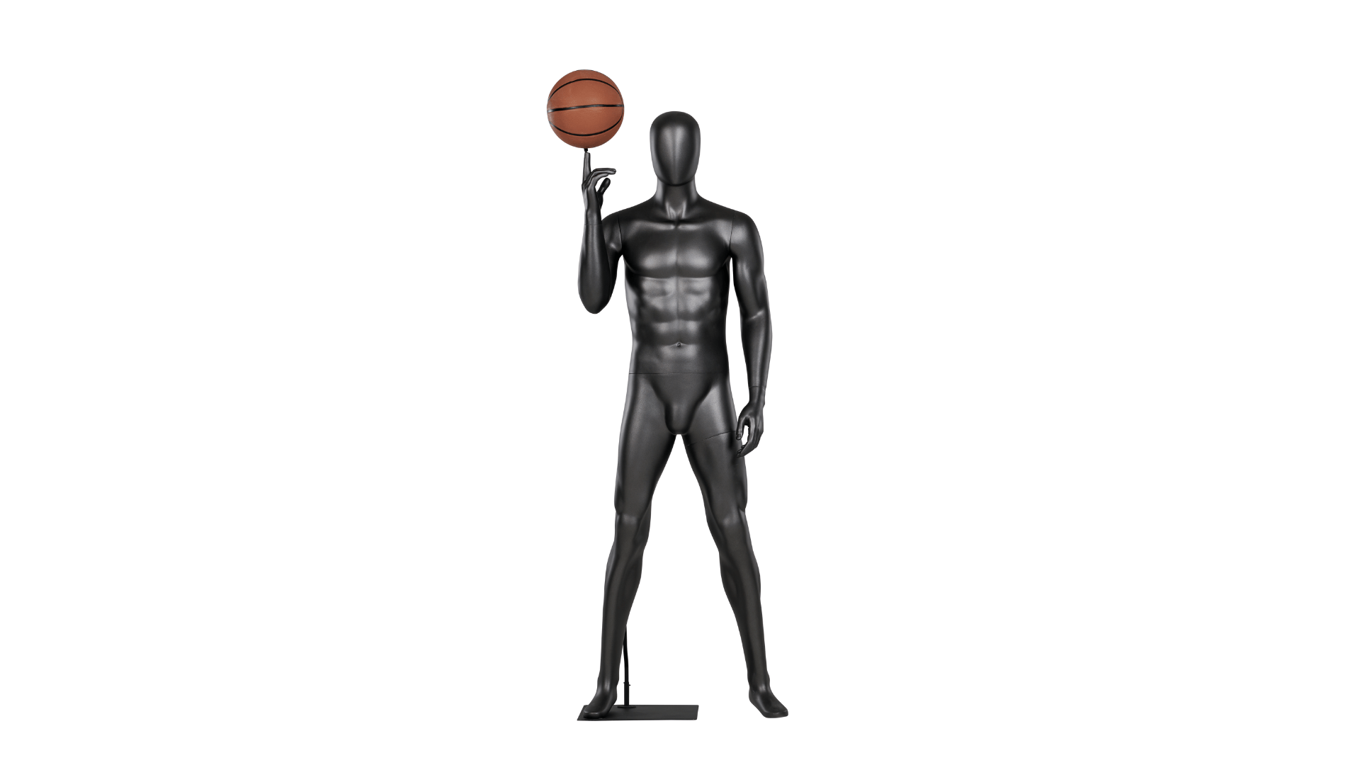 Male Basketball Spinning Pose Mannequin
