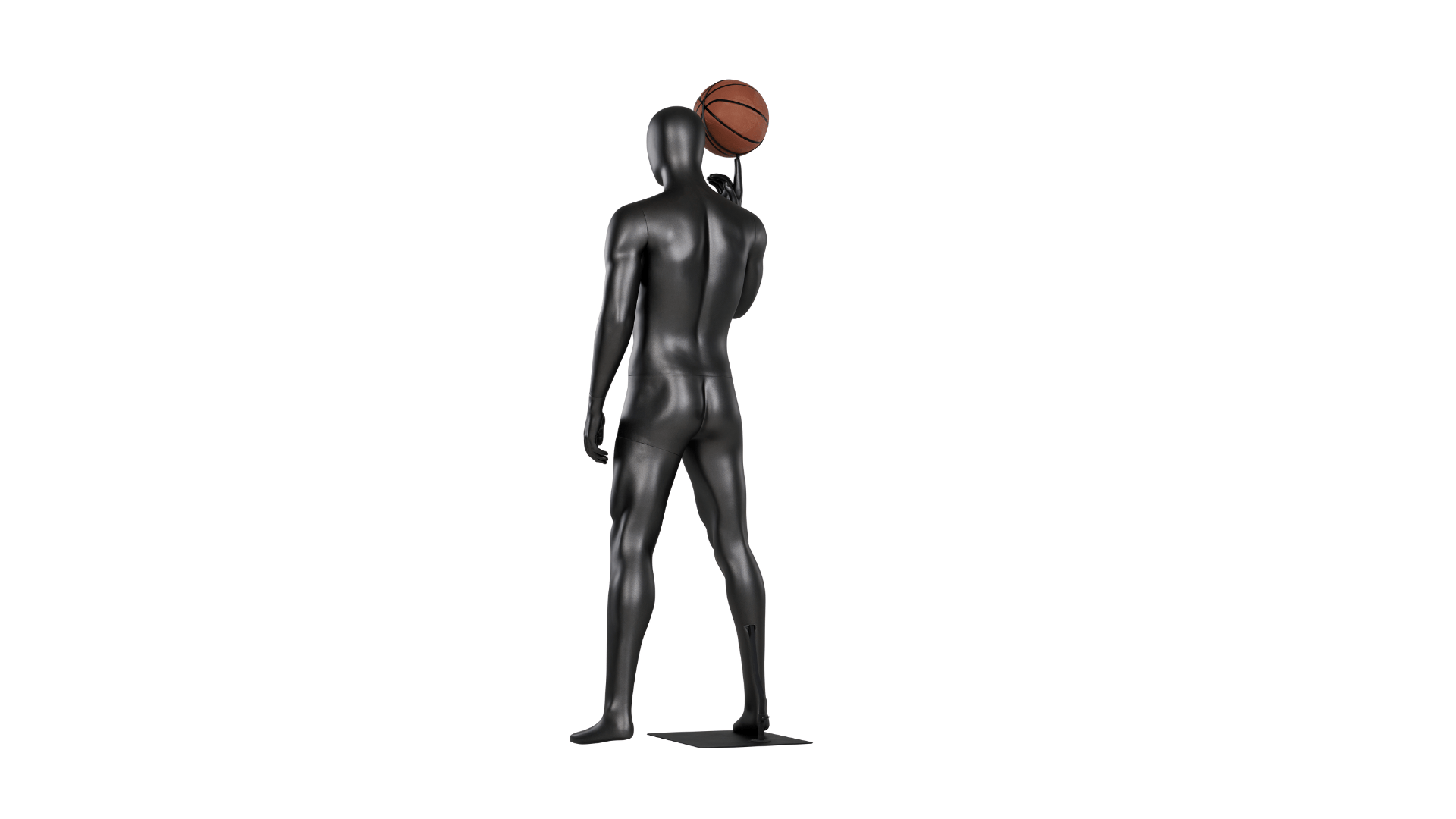 Male Basketball Spinning Pose Mannequin