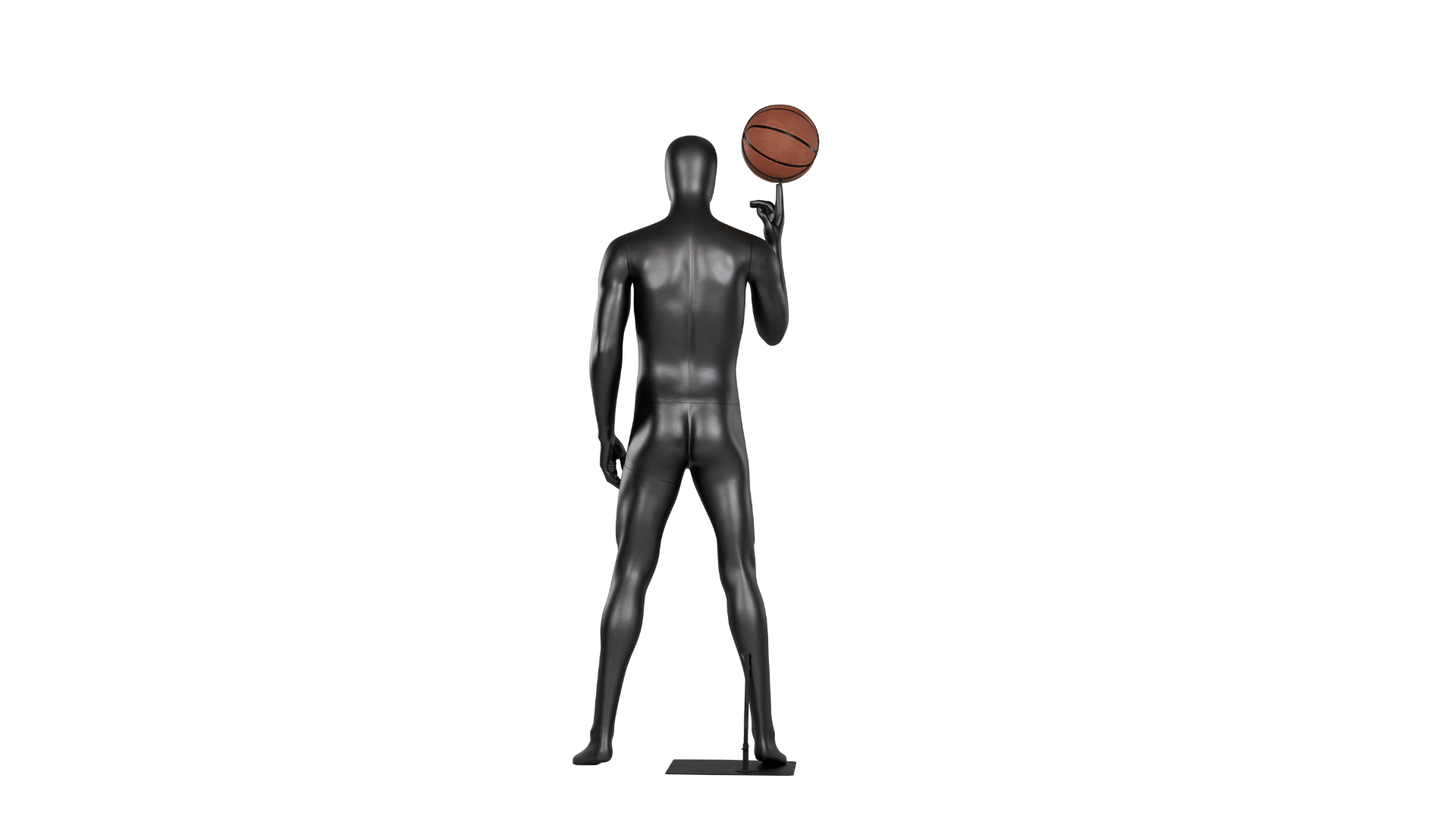 Male Basketball Spinning Pose Mannequin