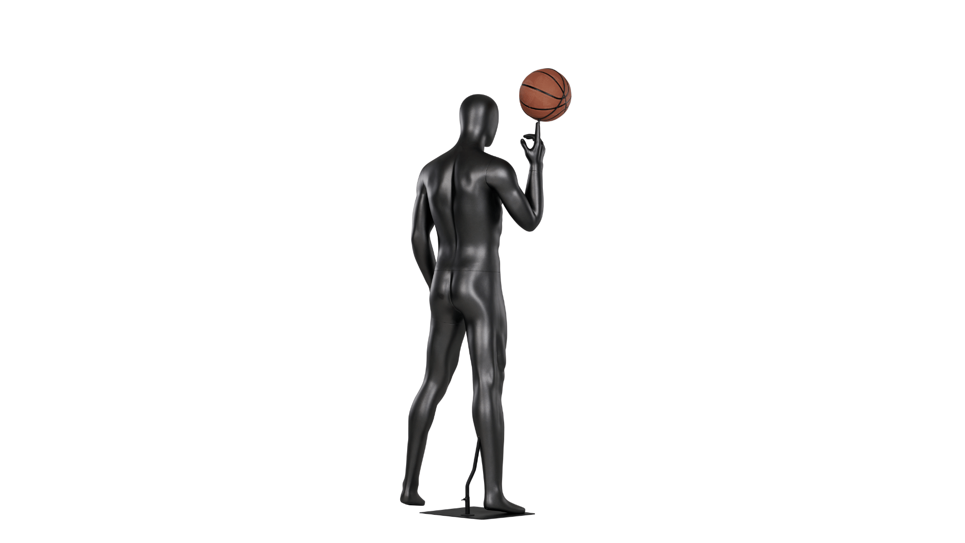 Male Basketball Spinning Pose Mannequin