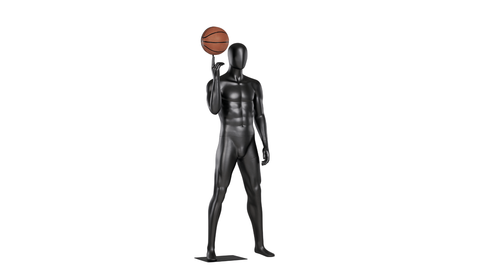 Male Basketball Spinning Pose Mannequin