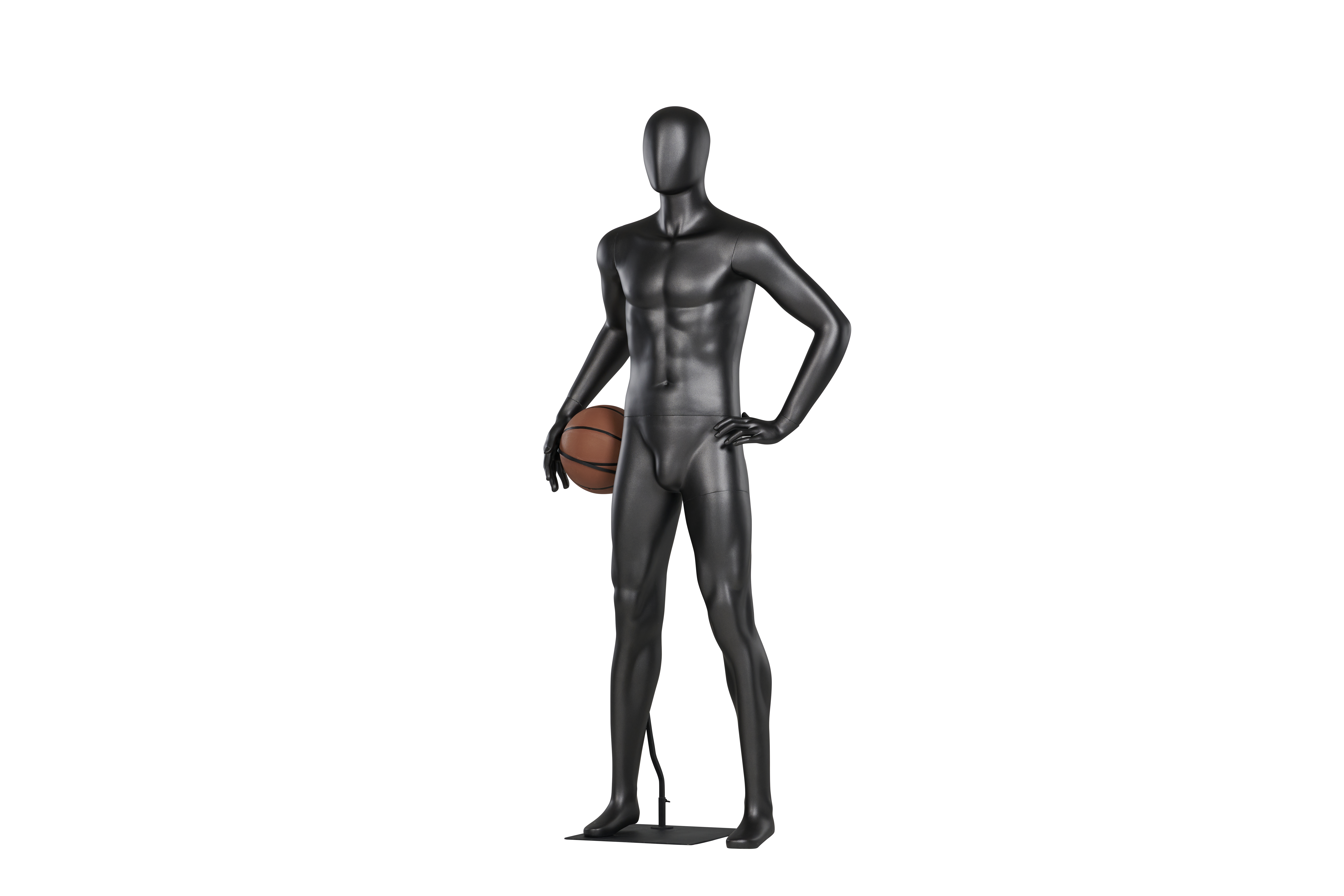 Male Mannequin with Basketball Pose