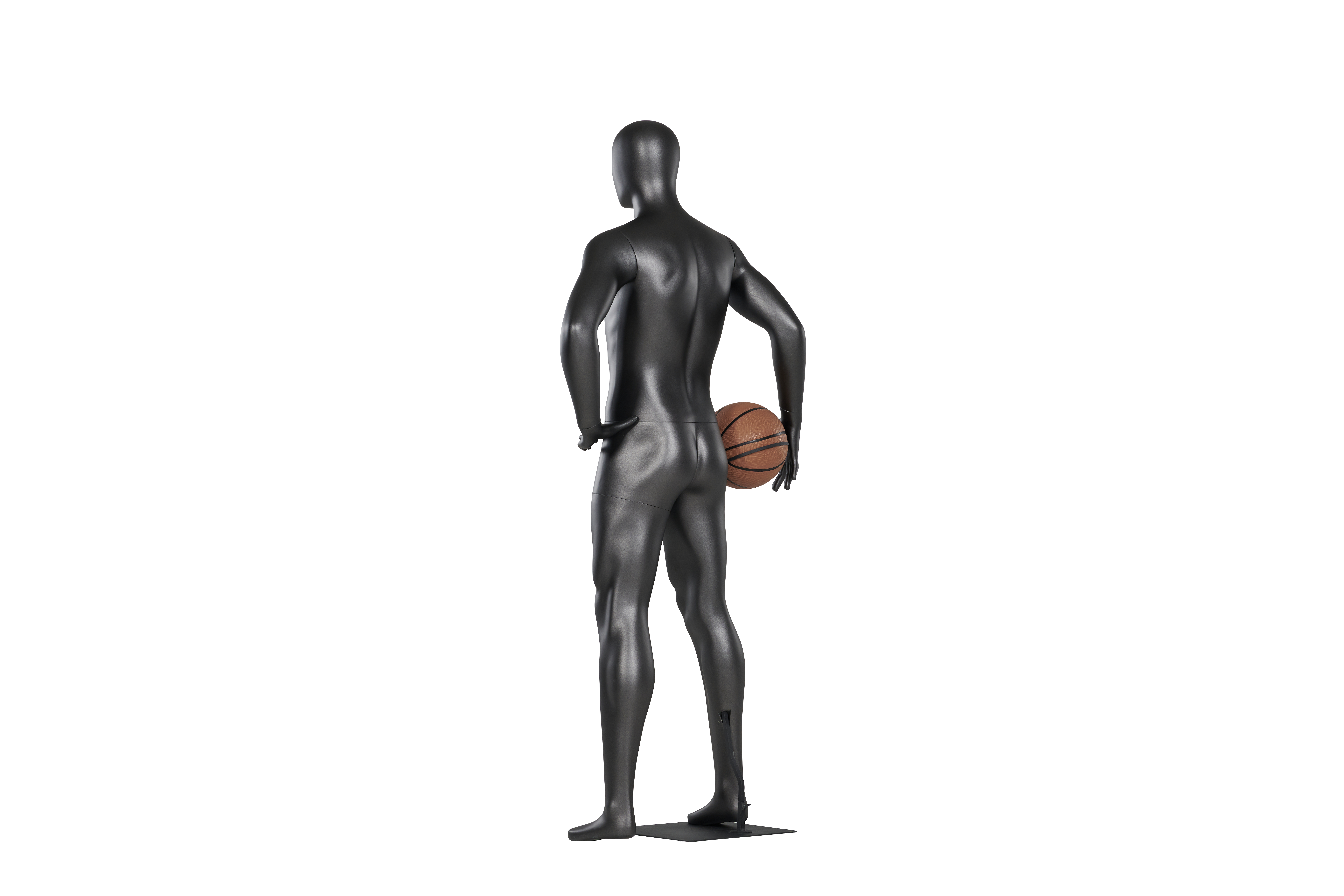 Male Mannequin with Basketball Pose