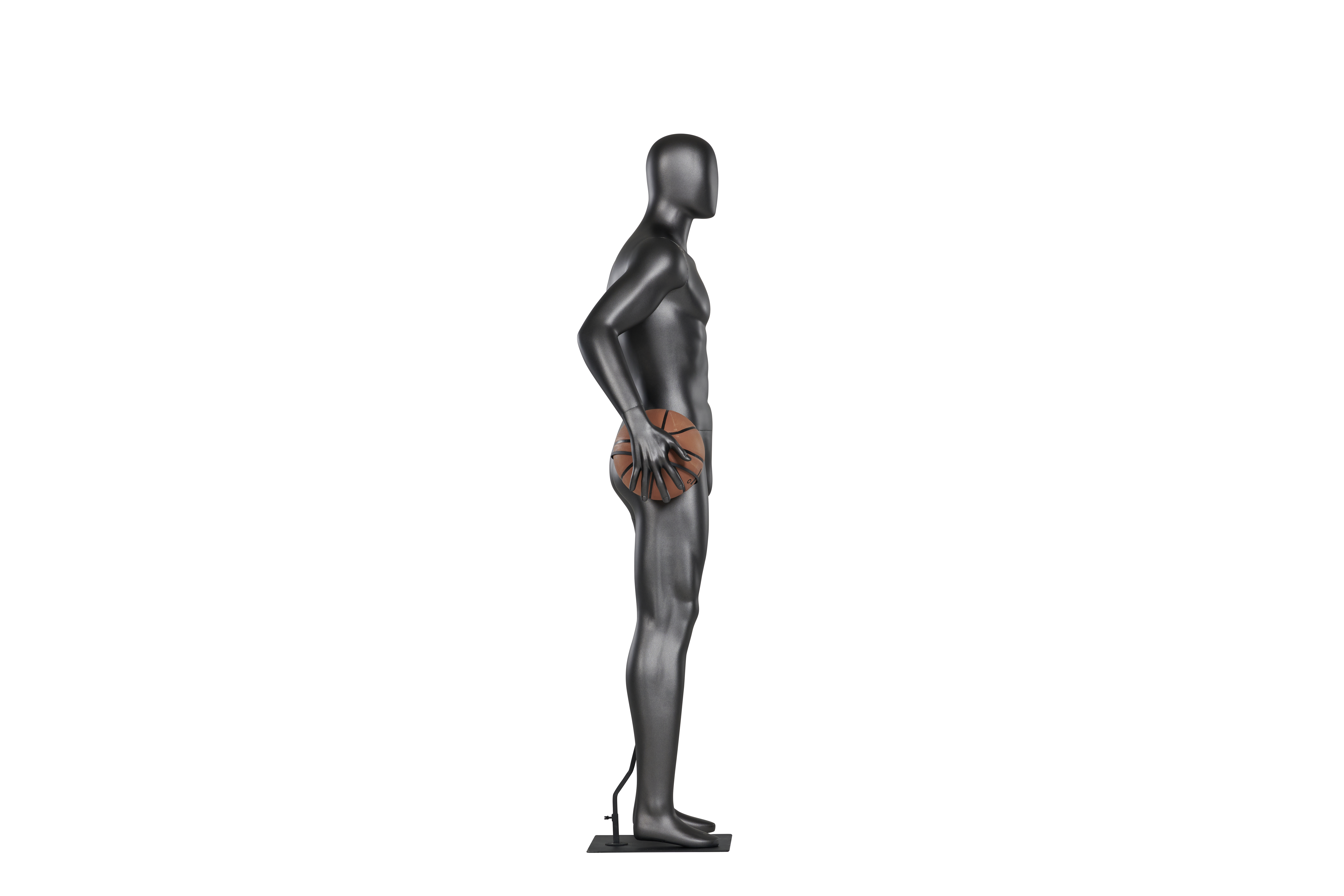 Male Mannequin with Basketball Pose