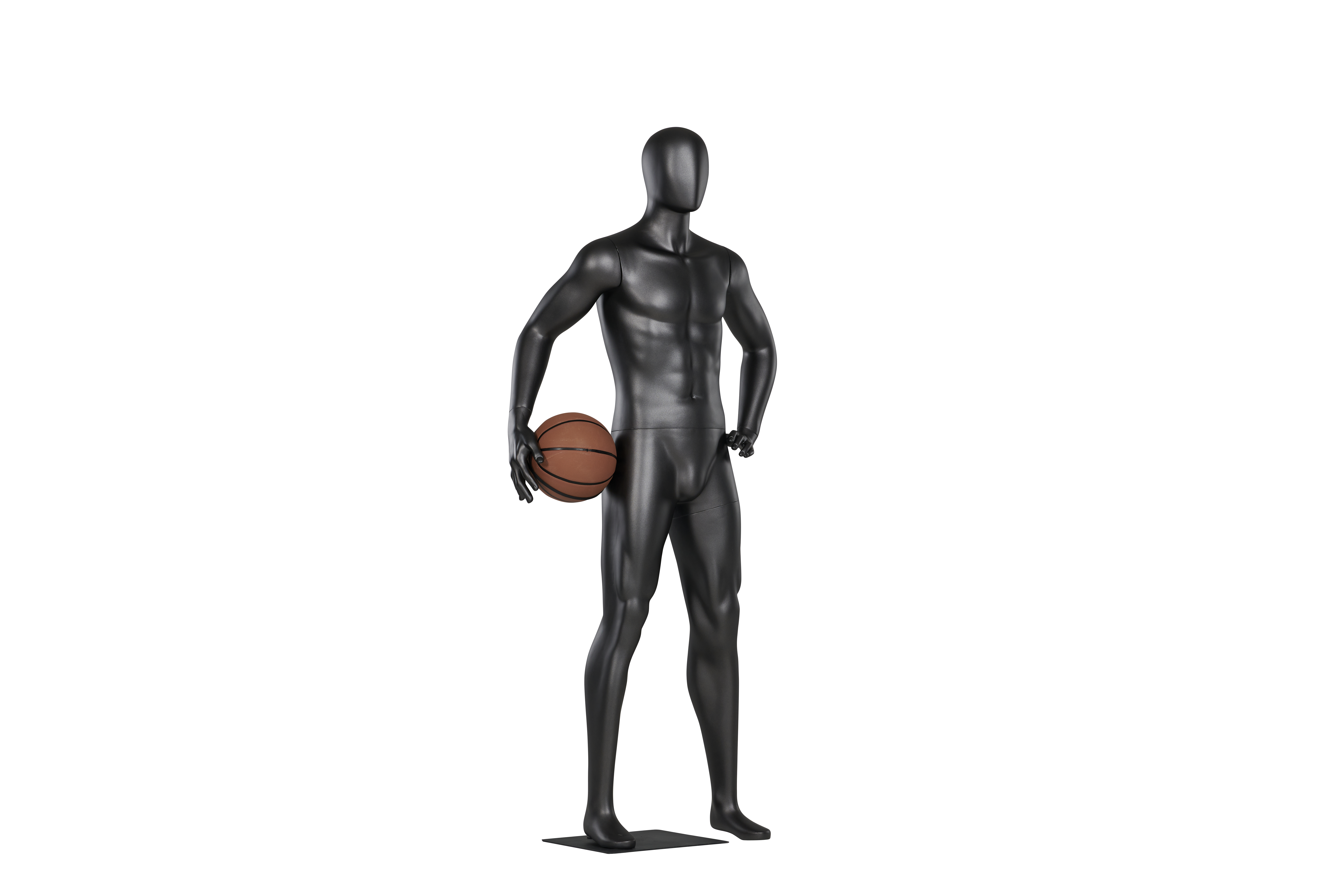 Male Mannequin with Basketball Pose