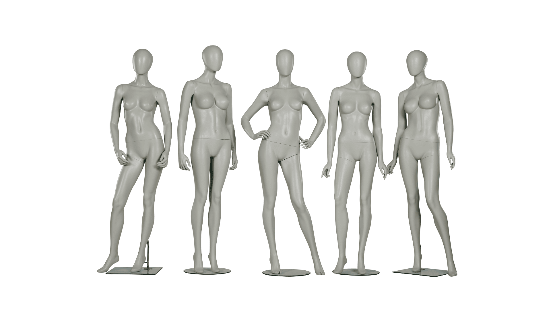 Full Body Female Mannequin with Straight Arms