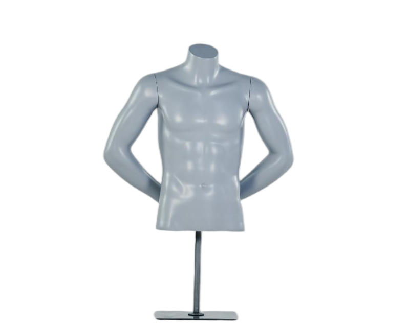 Mannequin de torse féminin mains derrière le dos