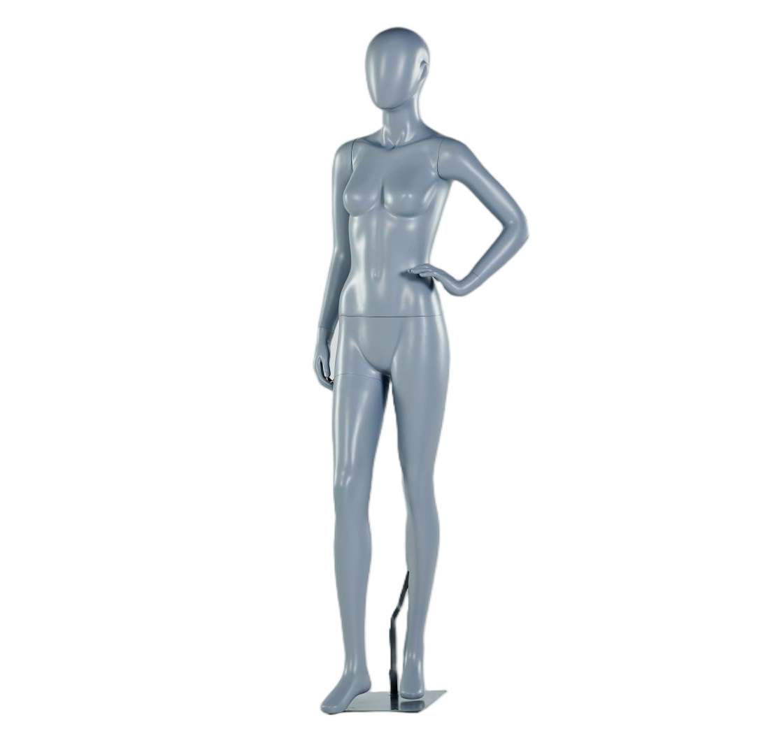 Mannequin femme debout, mains sur les hanches