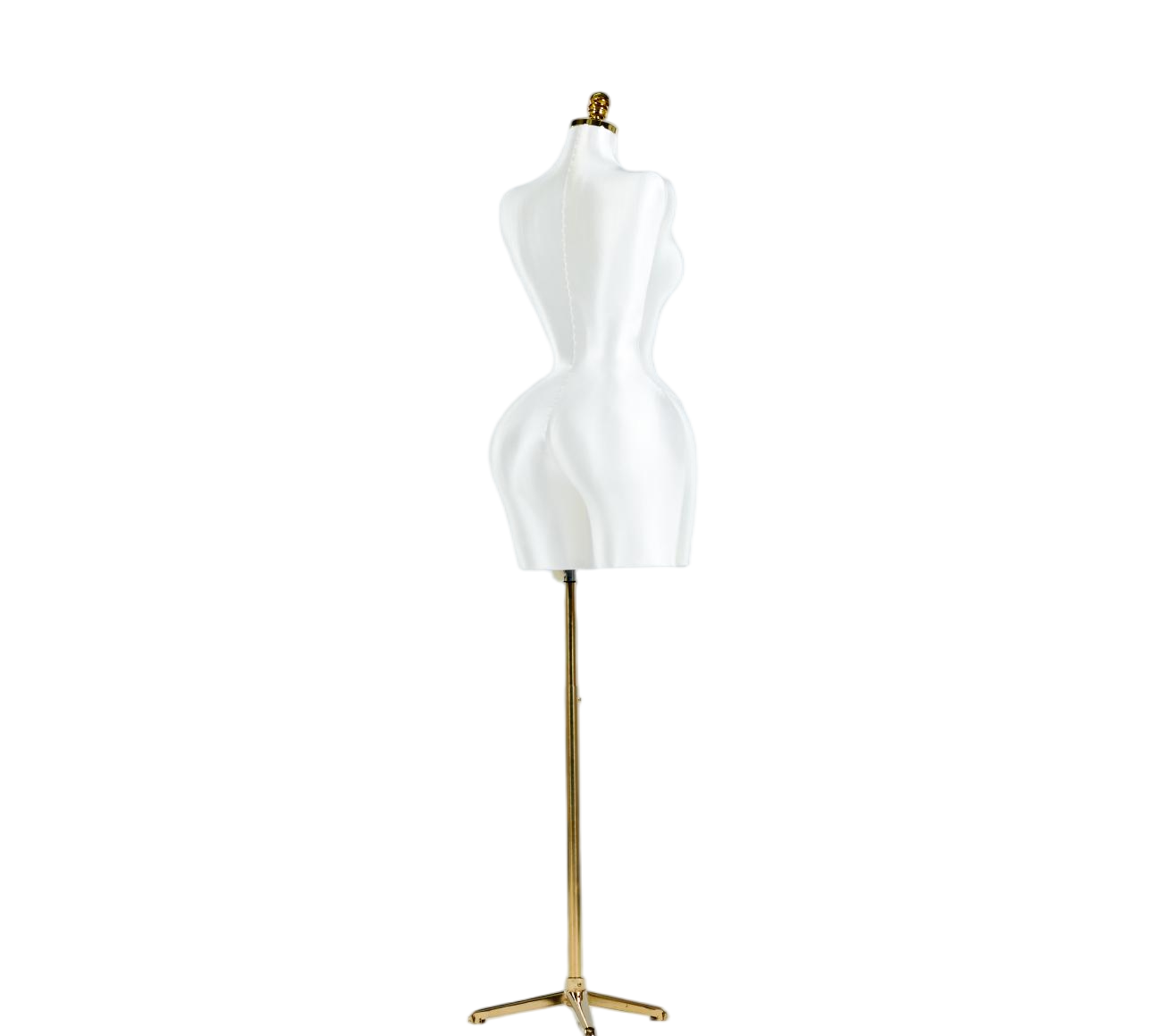 Modelo de exhibición de medio cuerpo de mujer blanca