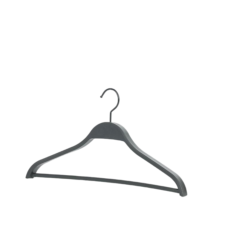 Cintre à costume antidérapant gris