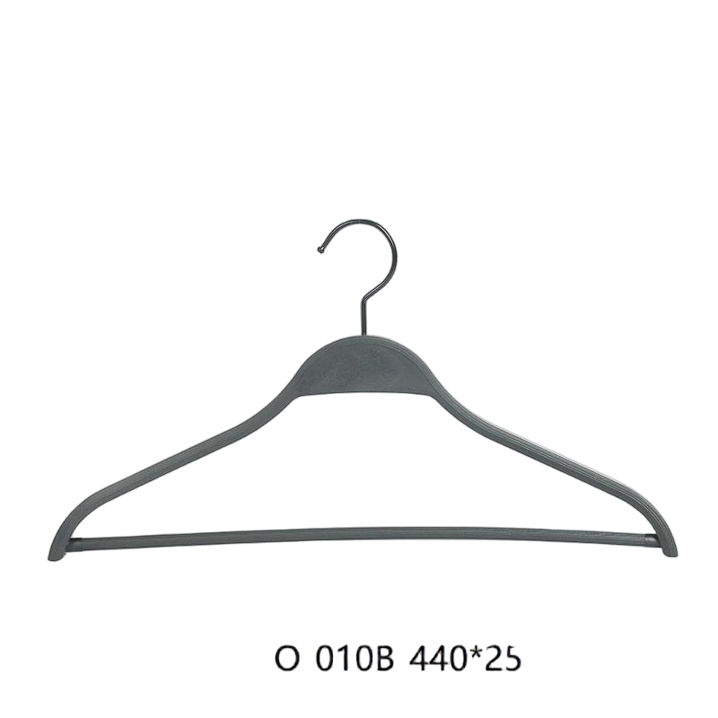 Cintre à costume antidérapant gris