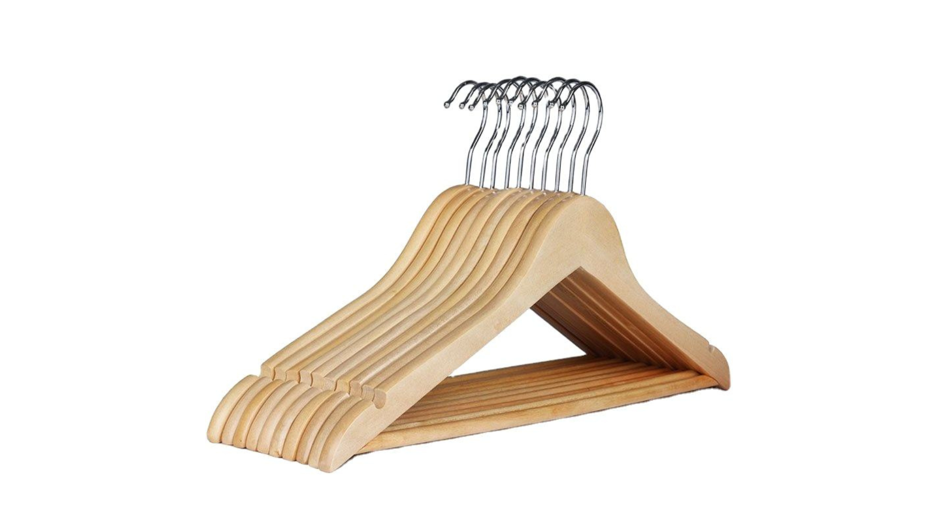 baby clothes hanger wooden crate