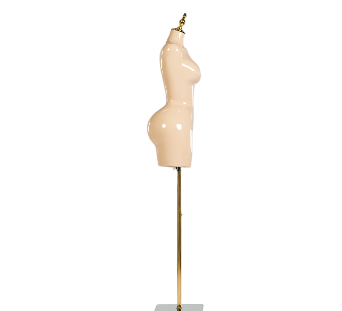 Manequim feminino de meio corpo em tom de pele