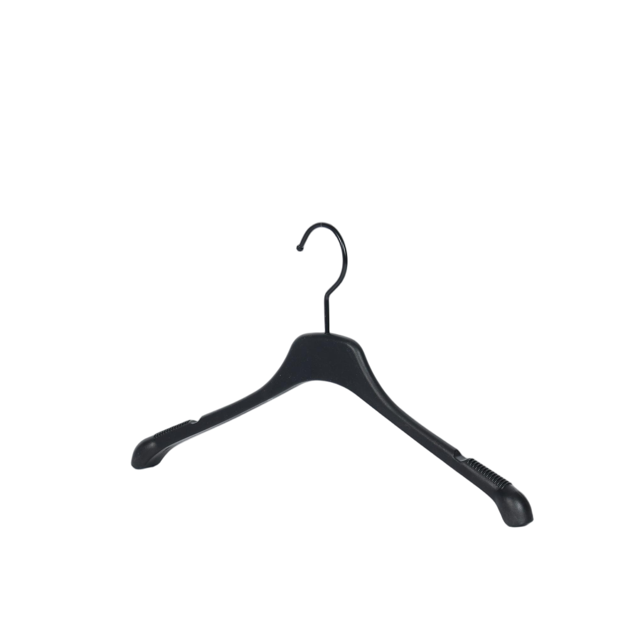 Percha de ropa antideslizante negra