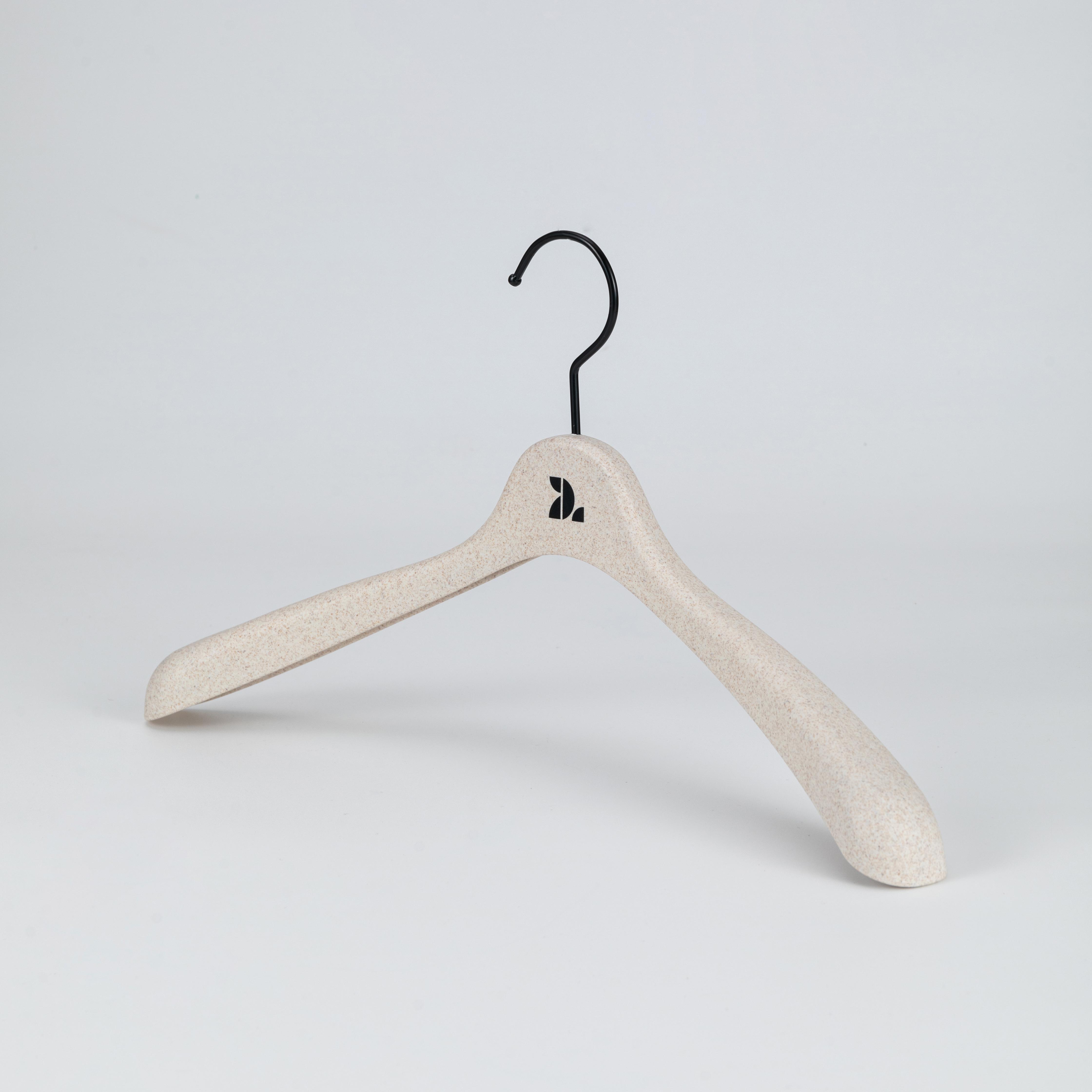 Percha ecológica beige