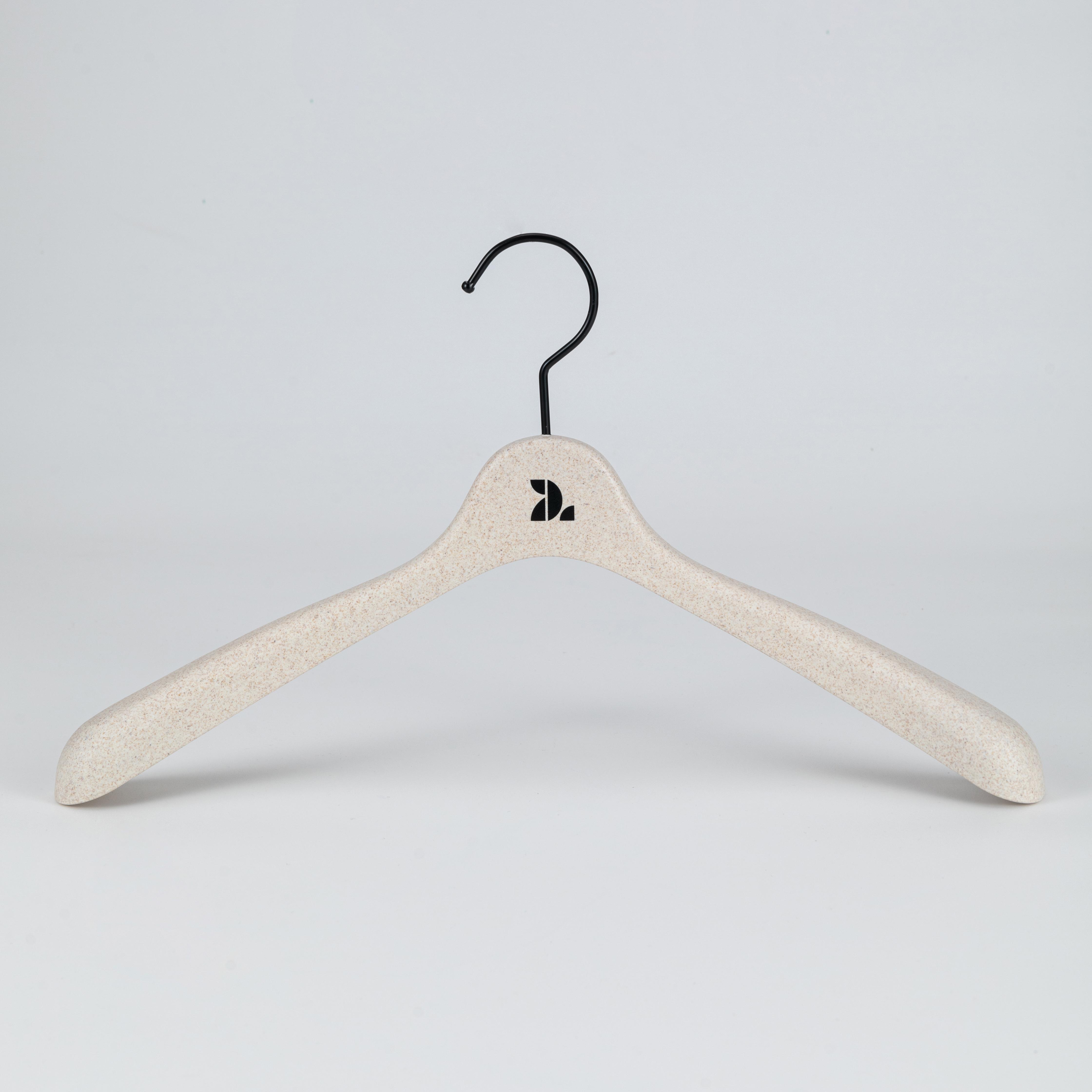 Percha ecológica beige