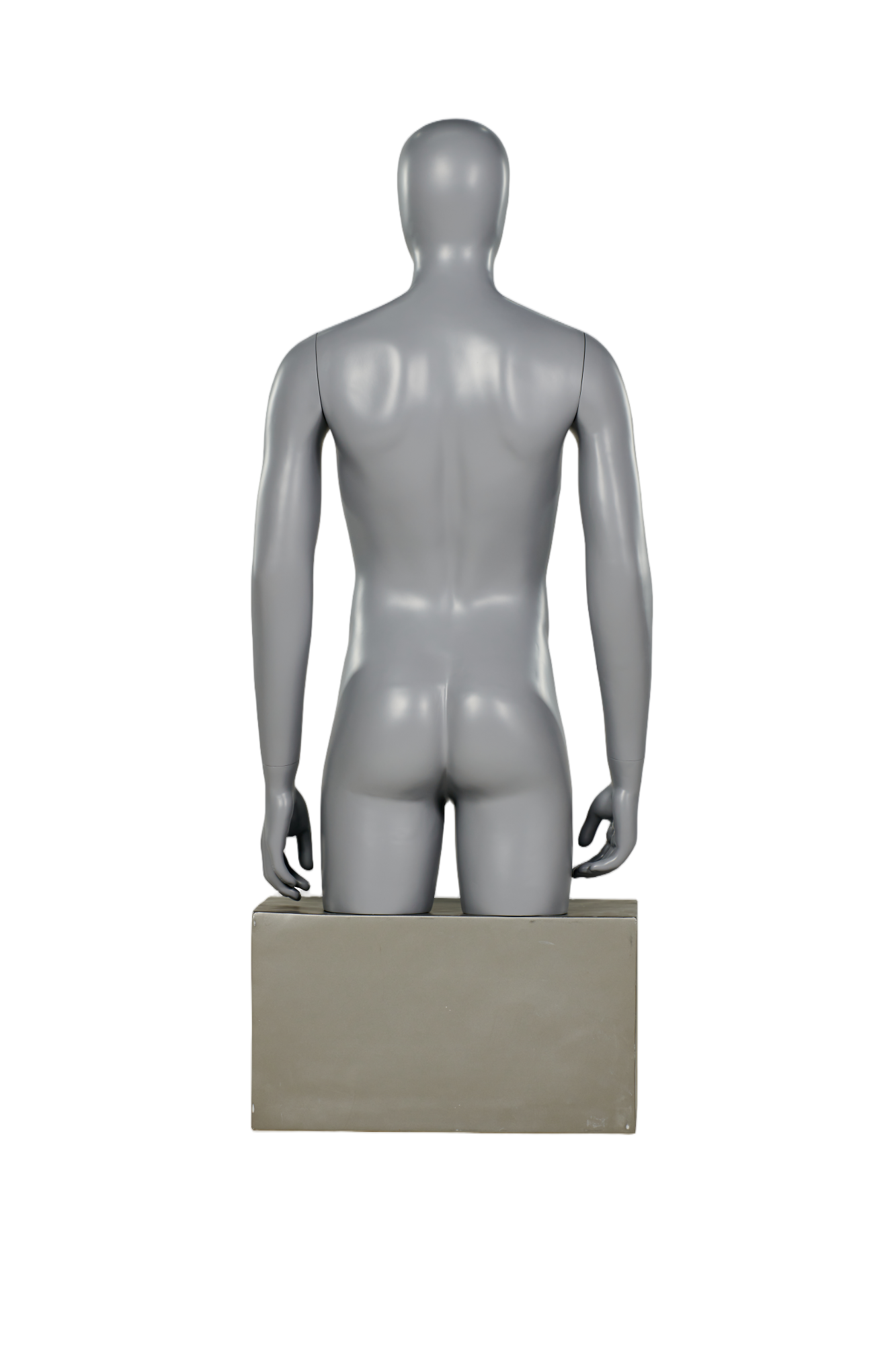 Manequim masculino com parte superior do corpo e braços