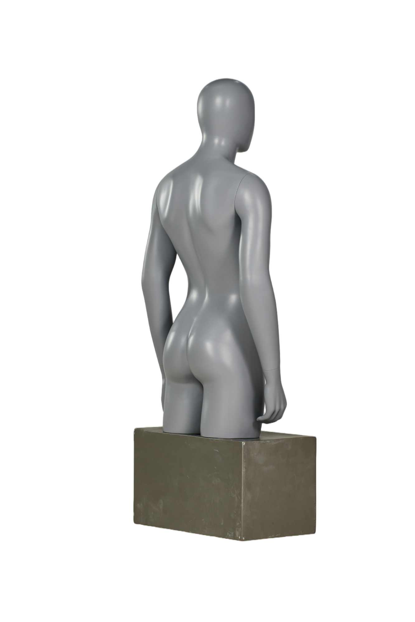 Manequim masculino com parte superior do corpo e braços