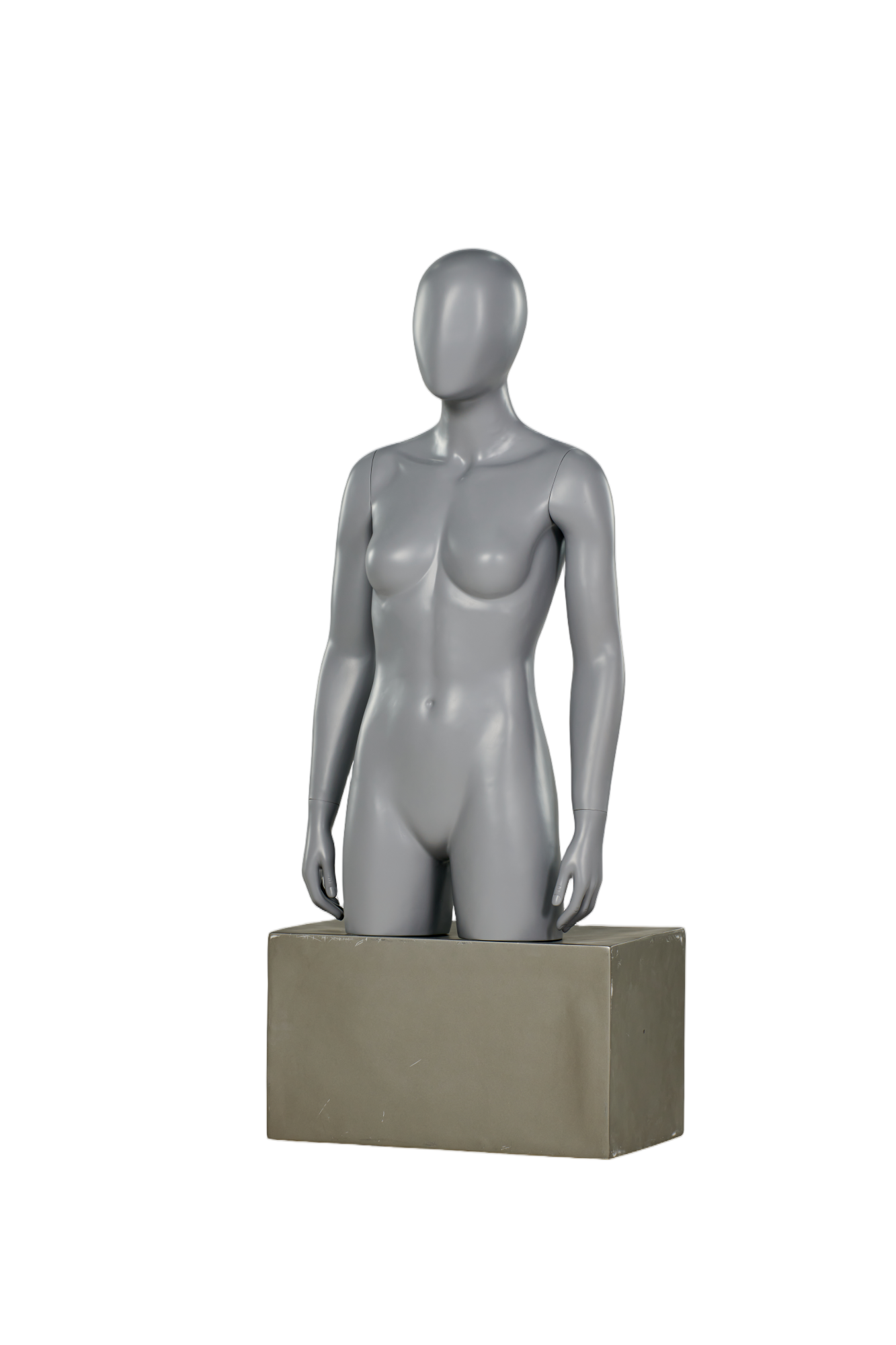 Manequim feminino da parte superior do corpo para exibição