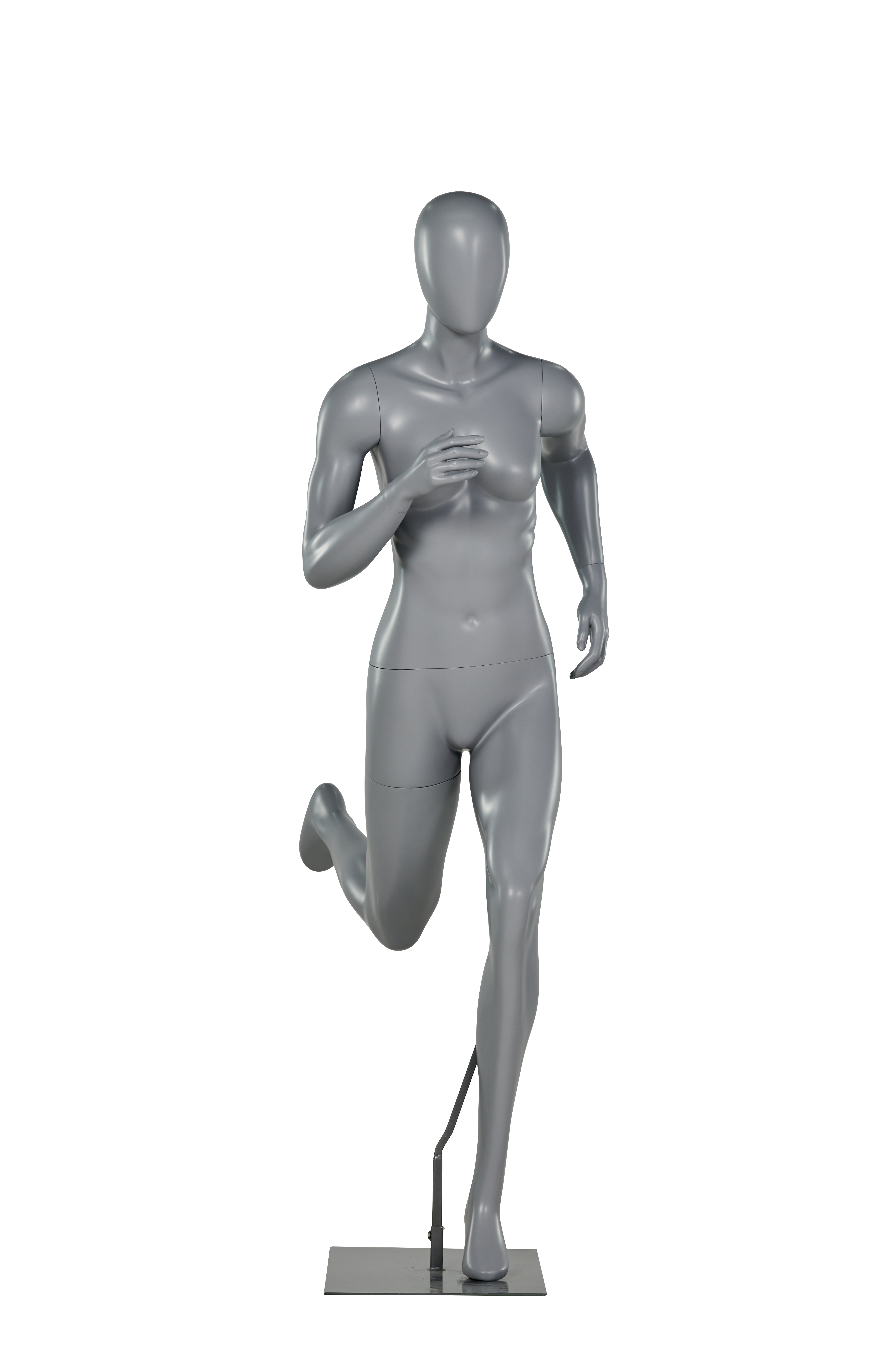 Manequim de exibição de corrida atlética feminina