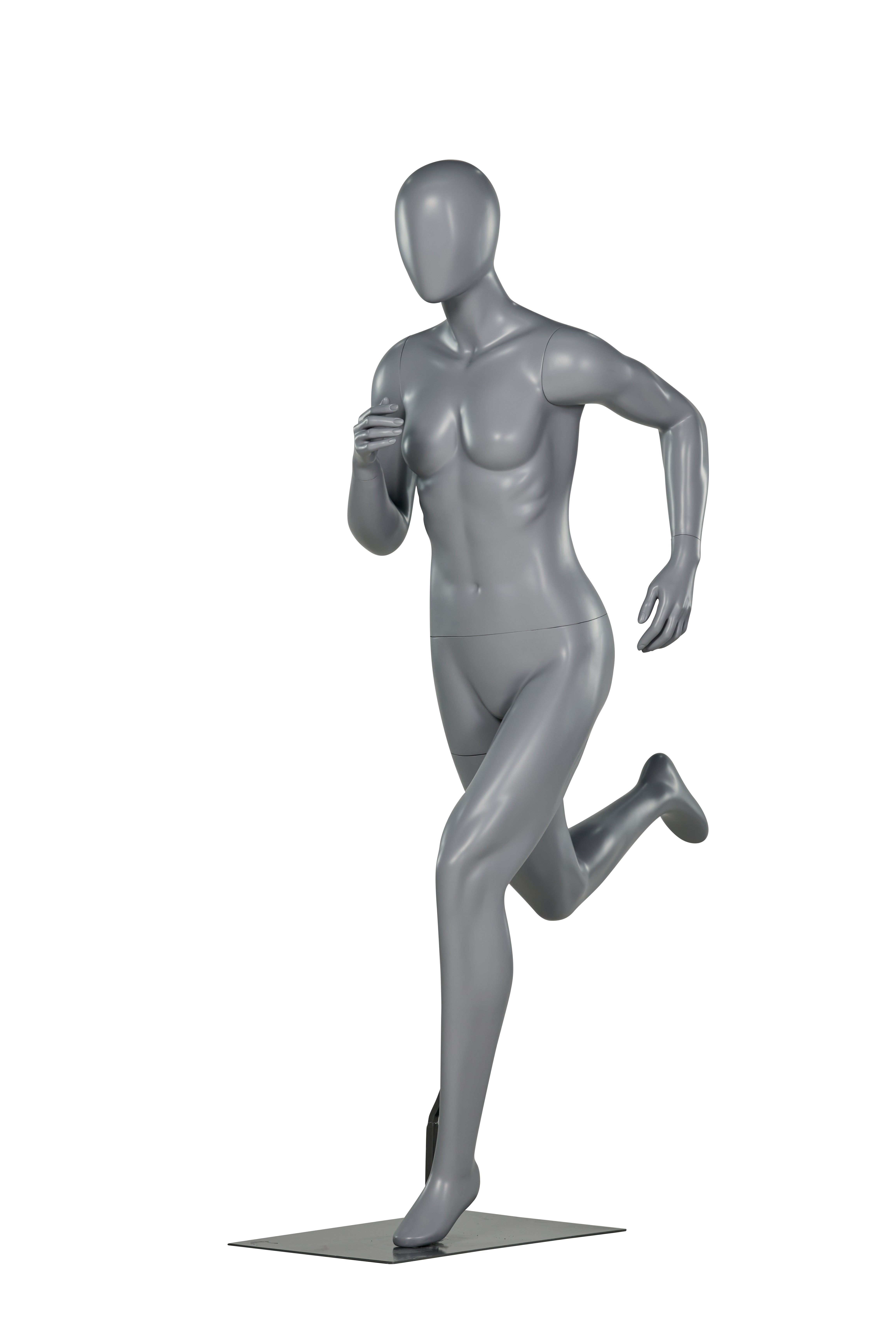 Manequim de exibição de corrida atlética feminina
