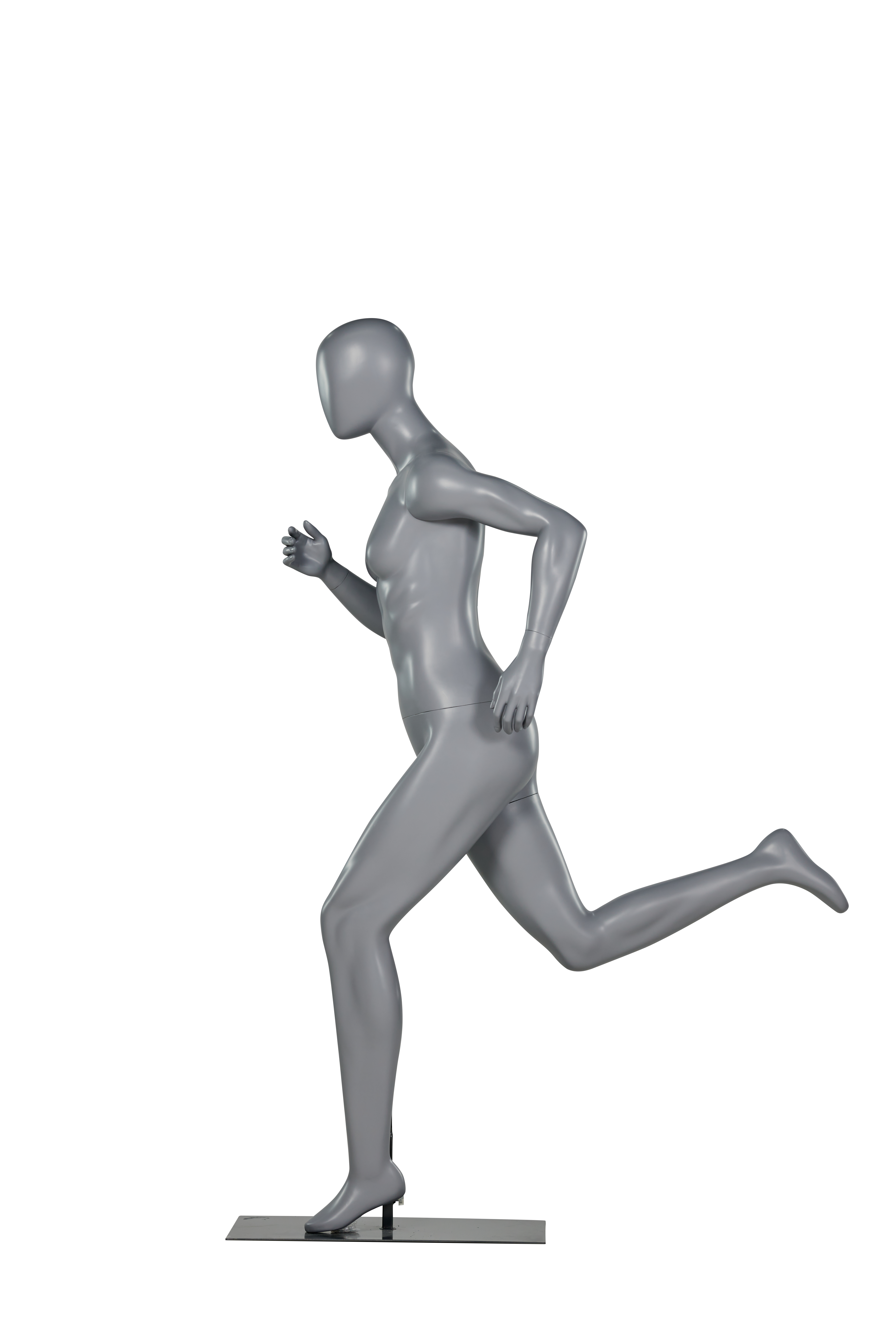 Manequim de exibição de corrida atlética feminina