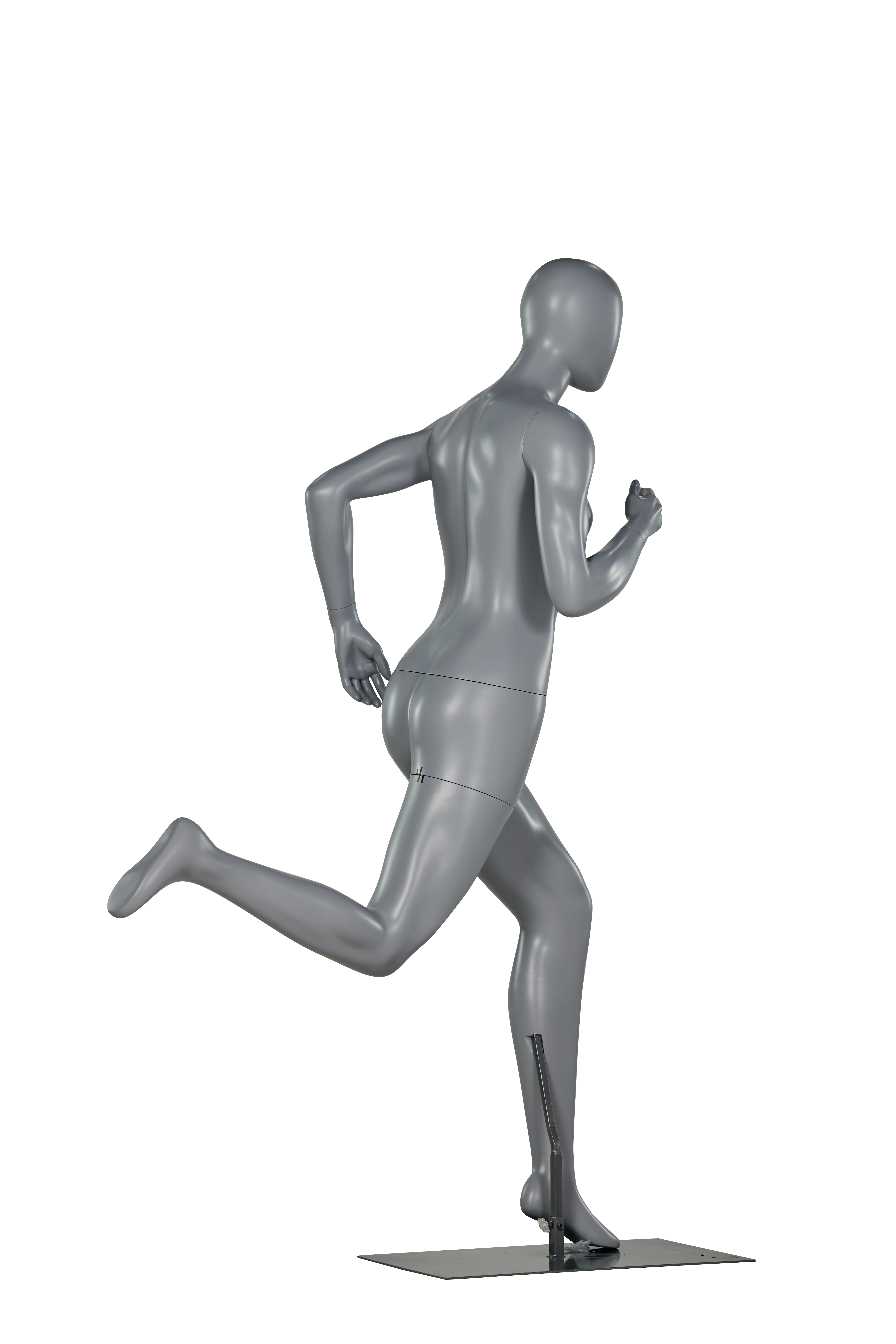 Manequim de exibição de corrida atlética feminina